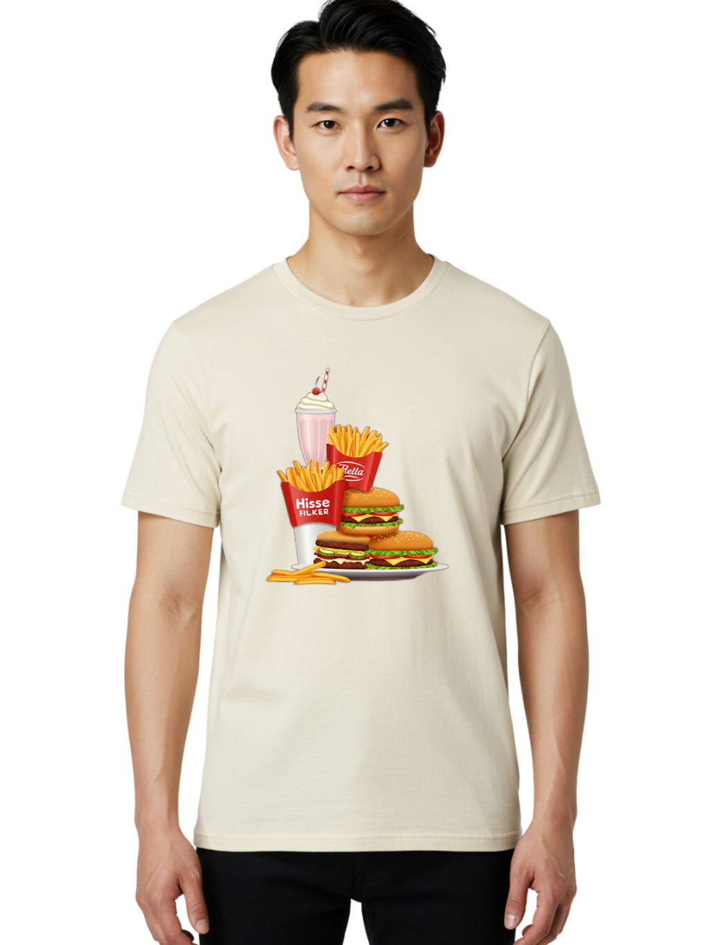 Hisse-Filker-Meal Men'S Graphic Tee, 100% Cotton, Comfortable Casual Summer Wear, Machine Washable, Vintage Camera, Old Camera, Antique Camera, Black Camera, Classic Photography, Photography Equipment, Nostalgic Device, Film Camera, Camera Art Bam649