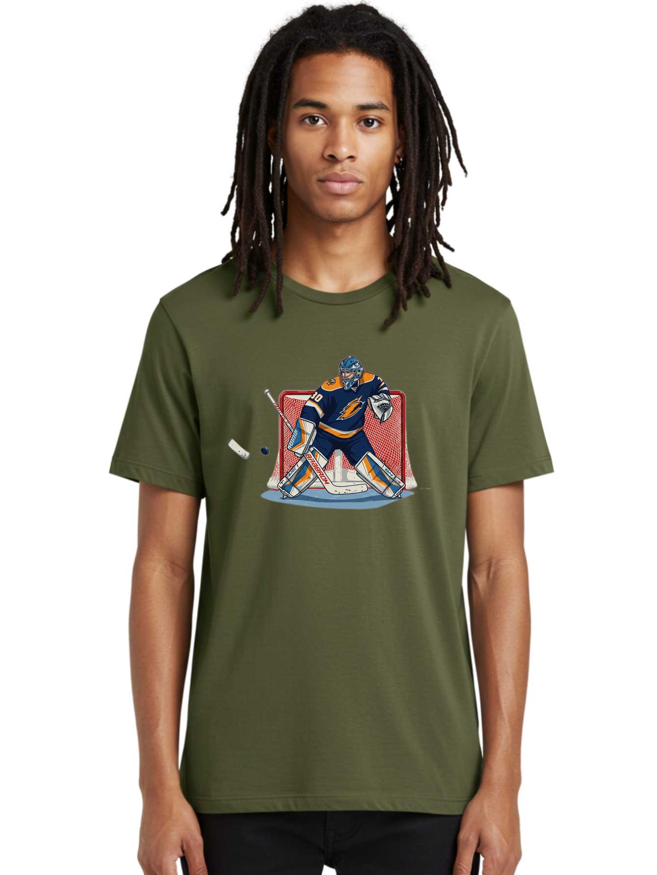 Hockey-Goalie Men'S Graphic Tee, 100% Cotton, Comfortable Casual Summer Wear, Machine Washable, Vintage Camera, Old Camera, Antique Camera, Black Camera, Classic Photography, Photography Equipment, Nostalgic Device, Film Camera, Camera Art Bam650