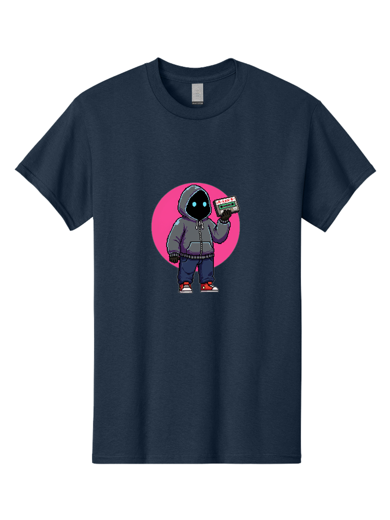 Hooded-Figure Men'S Graphic Tee, 100% Cotton, Comfortable Casual Summer Wear, Machine Washable, Vintage Camera, Old Camera, Antique Camera, Black Camera, Classic Photography, Photography Equipment, Nostalgic Device, Film Camera, Camera Art Bam652