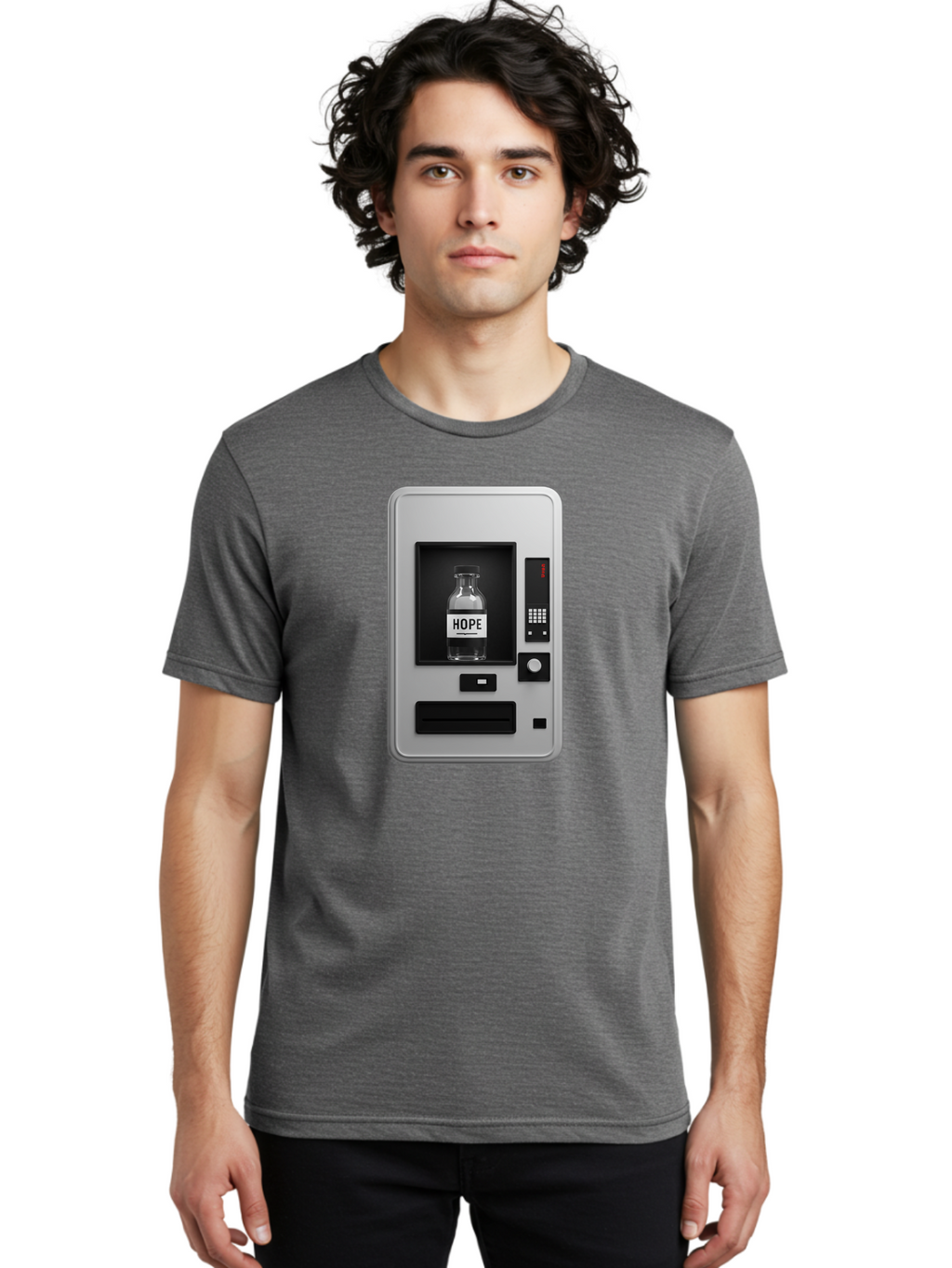 Hope-Vending-Machine Men'S Graphic Tee, 100% Cotton, Comfortable Casual Summer Wear, Machine Washable, Vintage Camera, Old Camera, Antique Camera, Black Camera, Classic Photography, Photography Equipment, Nostalgic Device, Film Camera, Bam655