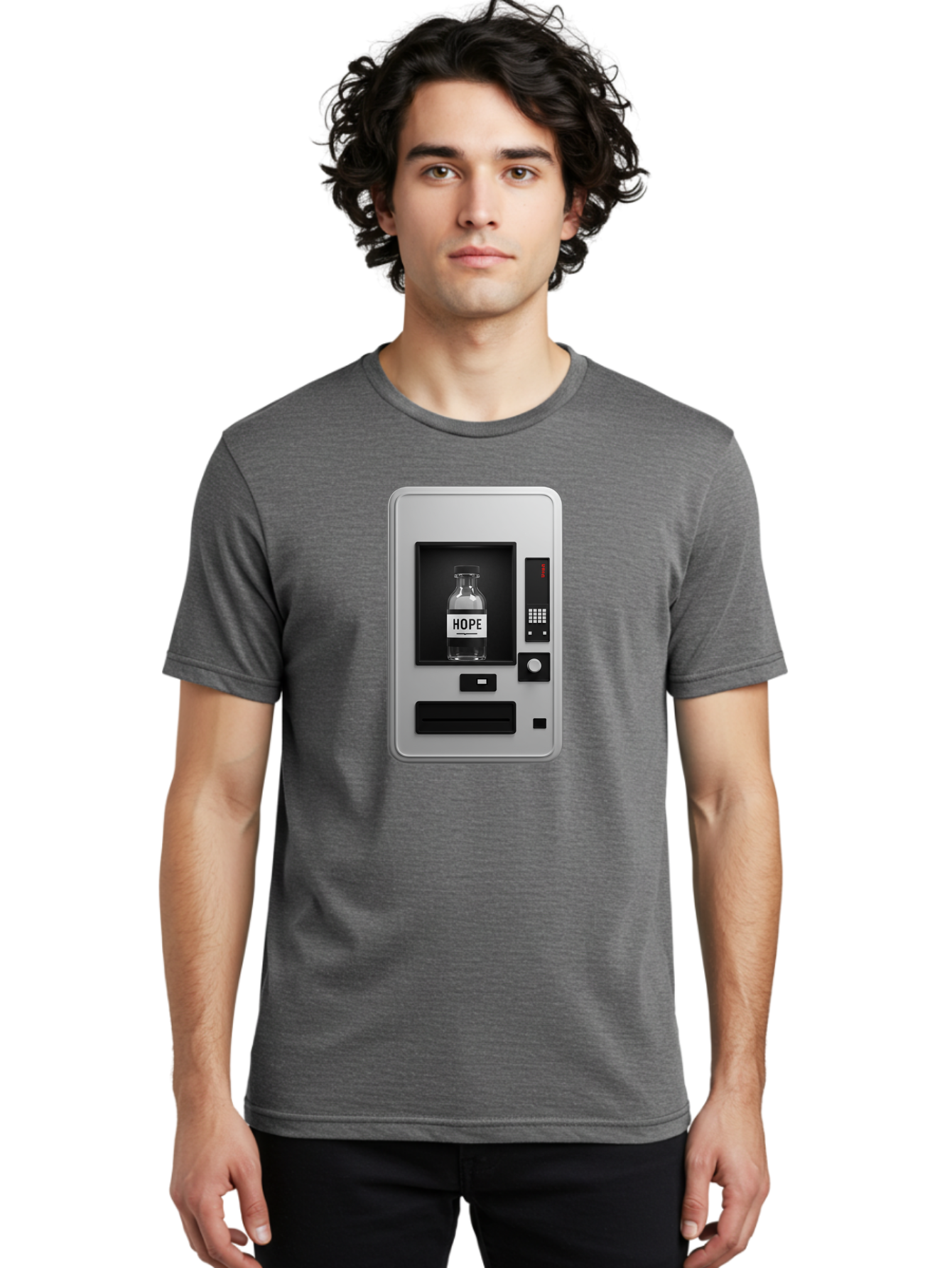 Hope-Vending-Machine Men'S Graphic Tee, 100% Cotton, Comfortable Casual Summer Wear, Machine Washable, Vintage Camera, Old Camera, Antique Camera, Black Camera, Classic Photography, Photography Equipment, Nostalgic Device, Film Camera, Bam655