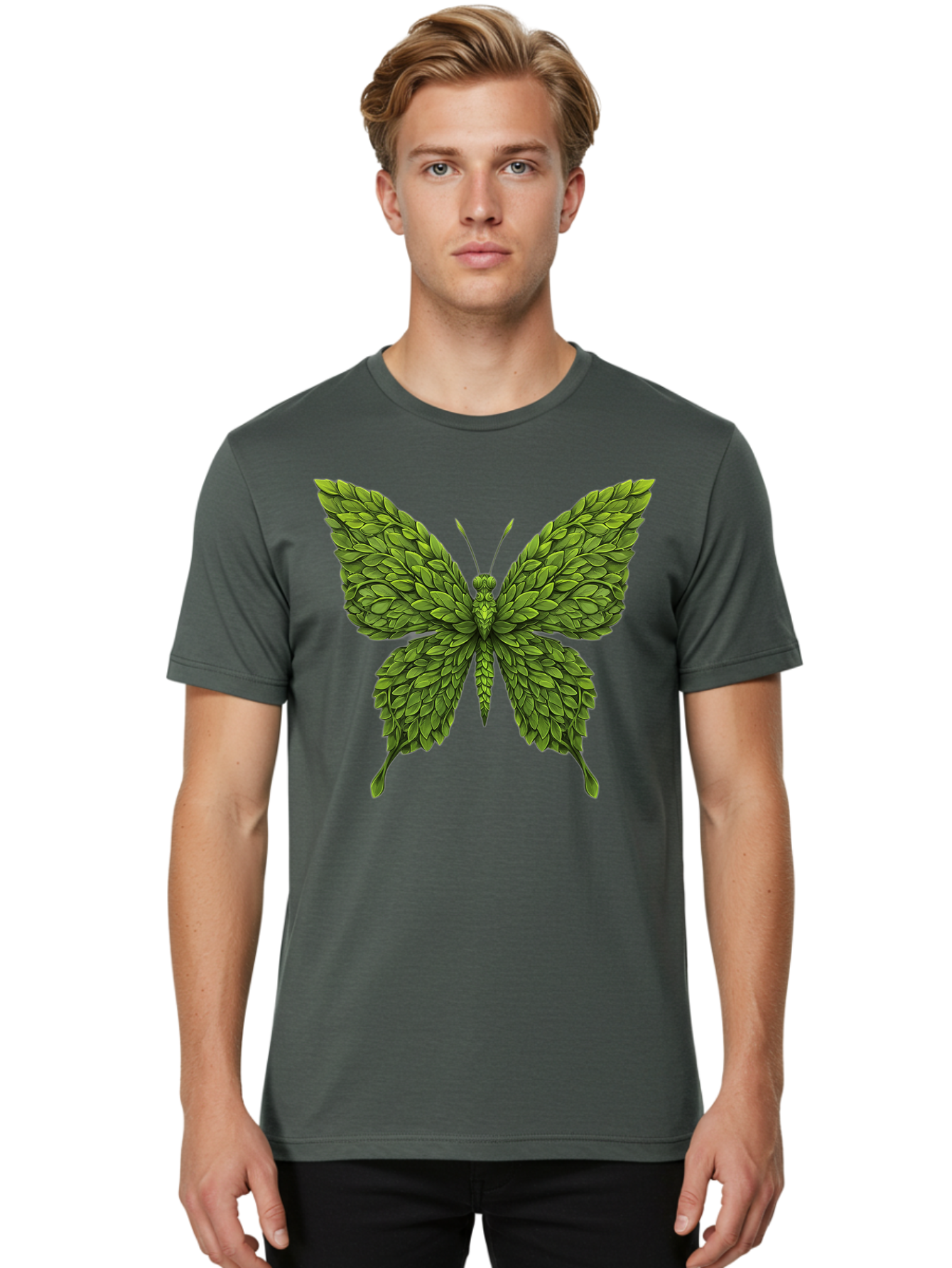 Hops-Butterfly Men'S Graphic Tee, 100% Cotton, Comfortable Casual Summer Wear, Machine Washable, Vintage Camera, Old Camera, Antique Camera, Black Camera, Classic Photography, Photography Equipment, Nostalgic Device, Film Camera, Camera Art Bam656