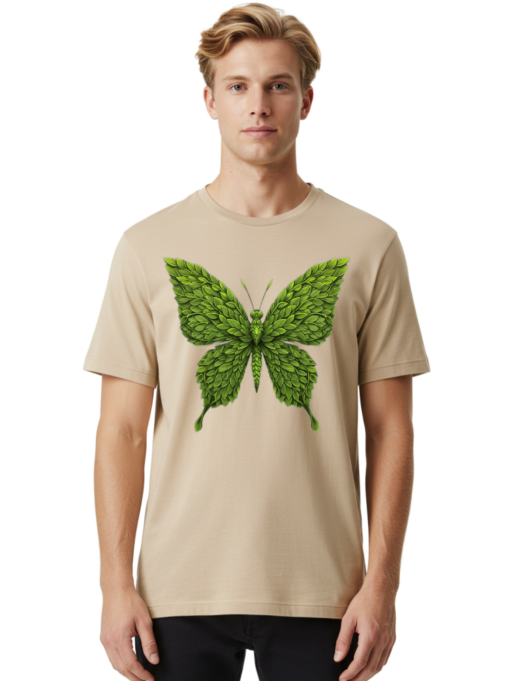 Hops-Butterfly Men'S Graphic Tee, 100% Cotton, Comfortable Casual Summer Wear, Machine Washable, Vintage Camera, Old Camera, Antique Camera, Black Camera, Classic Photography, Photography Equipment, Nostalgic Device, Film Camera, Camera Art Bam656