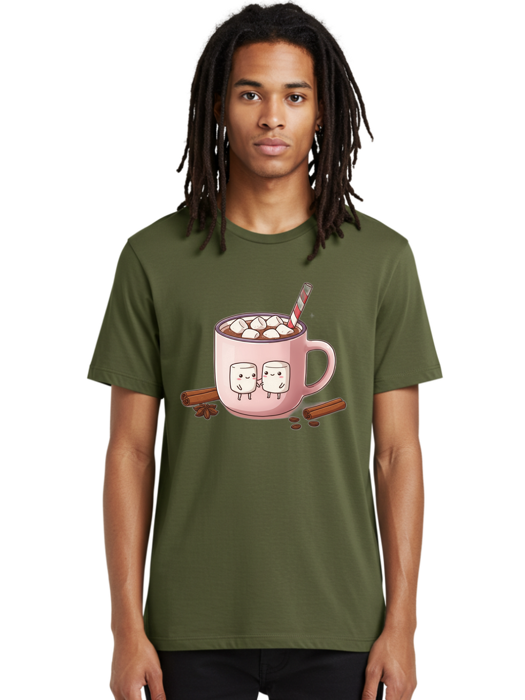 Hot-Chocolate-2 Men'S Graphic Tee, 100% Cotton, Comfortable Casual Summer Wear, Machine Washable, Vintage Camera, Old Camera, Antique Camera, Black Camera, Classic Photography, Photography Equipment, Nostalgic Device, Film Camera, Camera Art Bam659