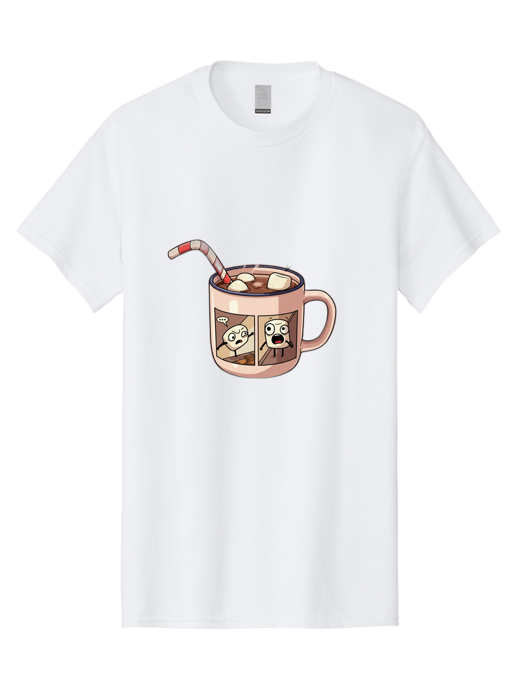 Hot-Chocolate-3 Men'S Graphic Tee, 100% Cotton, Comfortable Casual Summer Wear, Machine Washable, Vintage Camera, Old Camera, Antique Camera, Black Camera, Classic Photography, Photography Equipment, Nostalgic Device, Film Camera, Camera Art Bam660
