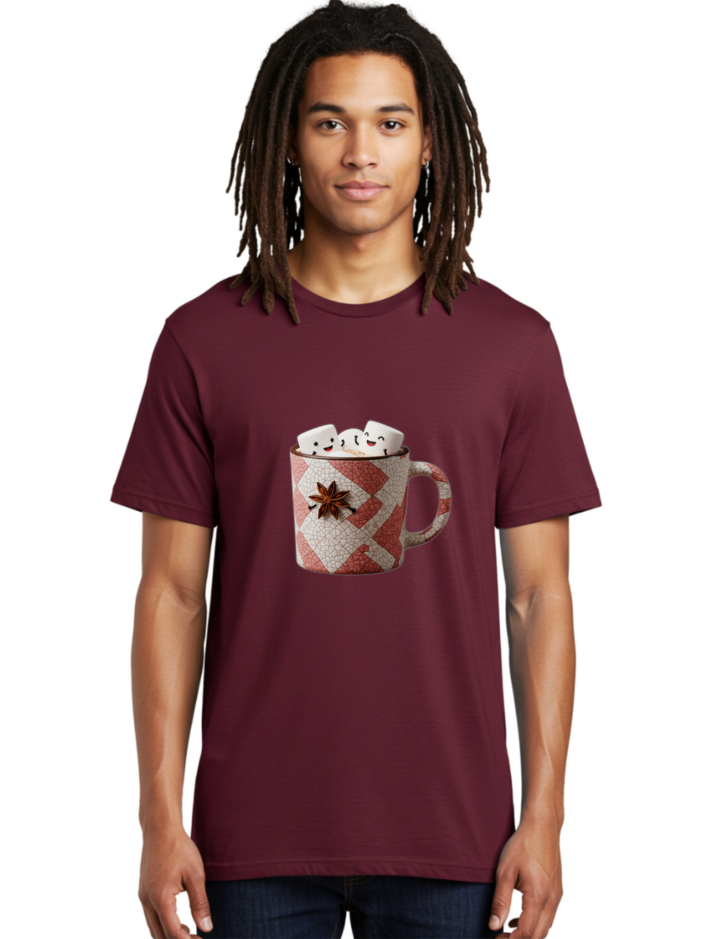 Hot-Chocolate-Mug-1 Men'S Graphic Tee, 100% Cotton, Comfortable Casual Summer Wear, Machine Washable, Vintage Camera, Old Camera, Antique Camera, Black Camera, Classic Photography, Photography Equipment, Nostalgic Device, Film Camera, Bam662