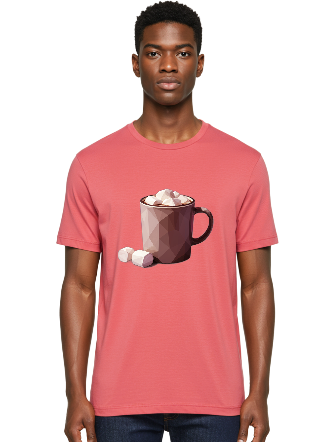 Hot-Chocolate-Mug-2 Men'S Graphic Tee, 100% Cotton, Comfortable Casual Summer Wear, Machine Washable, Vintage Camera, Old Camera, Antique Camera, Black Camera, Classic Photography, Photography Equipment, Nostalgic Device, Film Camera, Bam663