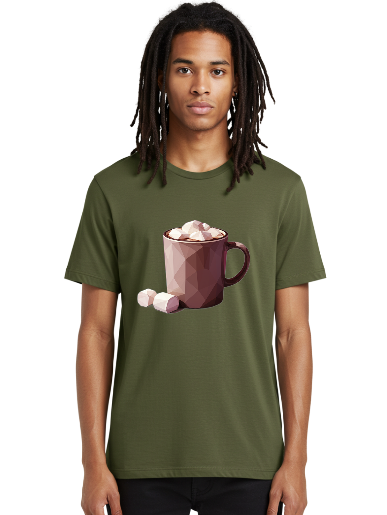 Hot-Chocolate-Mug-2 Men'S Graphic Tee, 100% Cotton, Comfortable Casual Summer Wear, Machine Washable, Vintage Camera, Old Camera, Antique Camera, Black Camera, Classic Photography, Photography Equipment, Nostalgic Device, Film Camera, Bam663