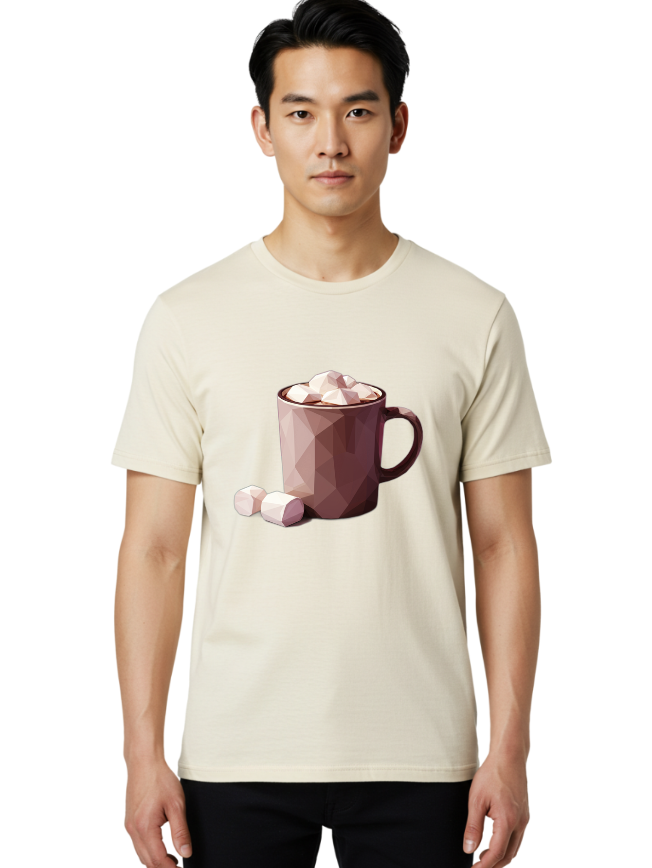 Hot-Chocolate-Mug-2 Men'S Graphic Tee, 100% Cotton, Comfortable Casual Summer Wear, Machine Washable, Vintage Camera, Old Camera, Antique Camera, Black Camera, Classic Photography, Photography Equipment, Nostalgic Device, Film Camera, Bam663