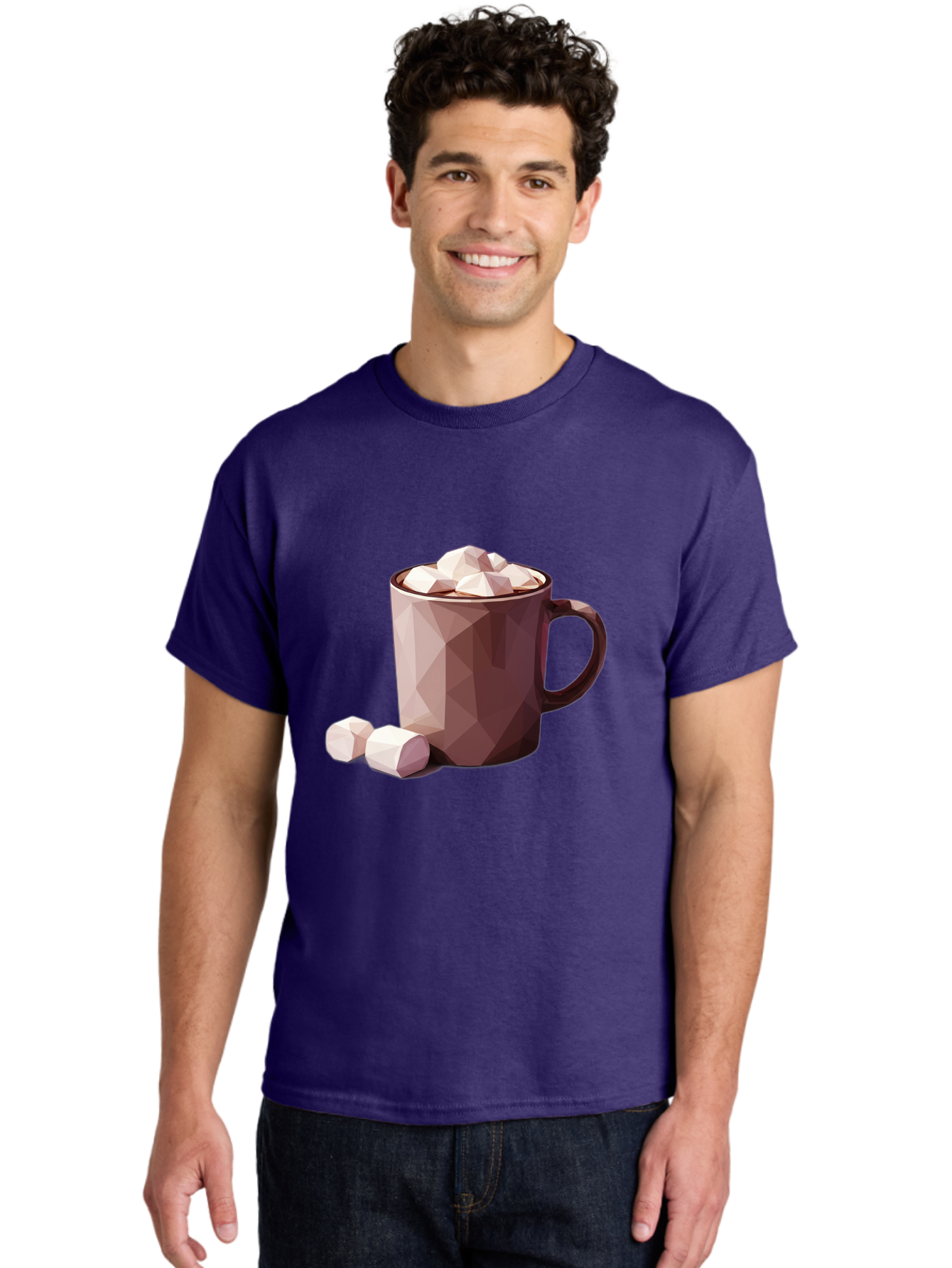 Hot-Chocolate-Mug-2 Men'S Graphic Tee, 100% Cotton, Comfortable Casual Summer Wear, Machine Washable, Vintage Camera, Old Camera, Antique Camera, Black Camera, Classic Photography, Photography Equipment, Nostalgic Device, Film Camera, Bam663