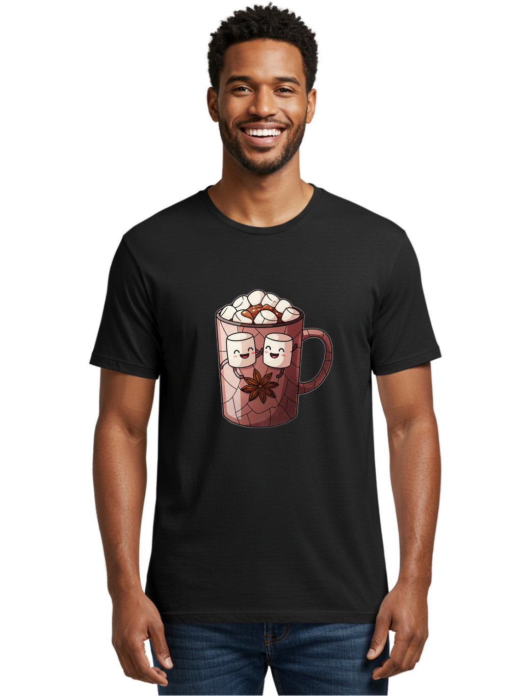 Hot-Chocolate Men'S Graphic Tee, 100% Cotton, Comfortable Casual Summer Wear, Machine Washable, Vintage Camera, Old Camera, Antique Camera, Black Camera, Classic Photography, Photography Equipment, Nostalgic Device, Film Camera, Camera Art Bam666