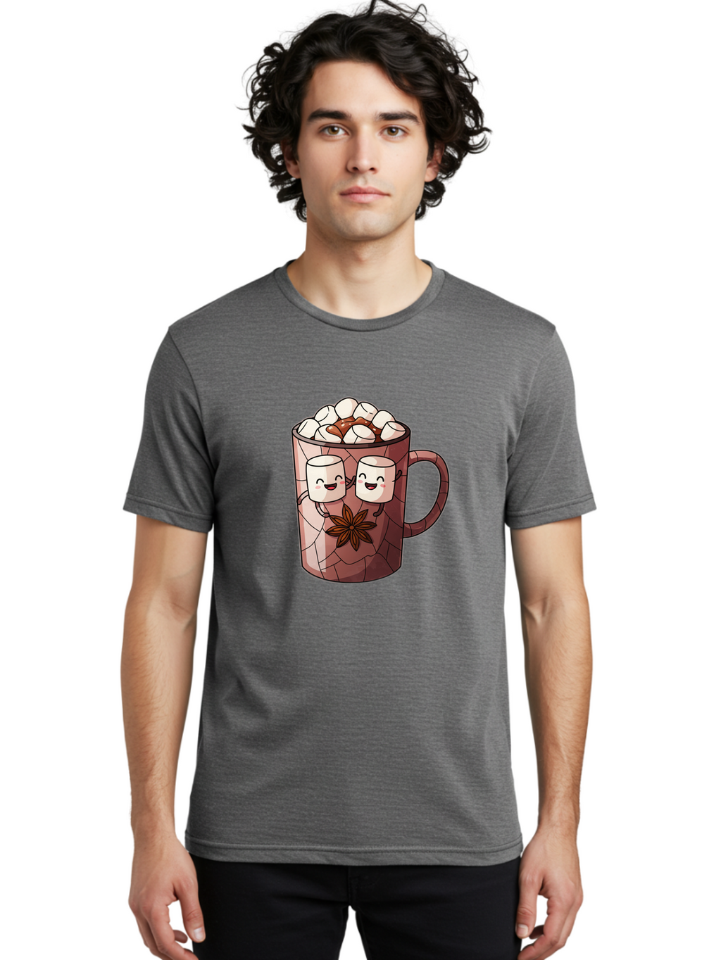 Hot-Chocolate Men'S Graphic Tee, 100% Cotton, Comfortable Casual Summer Wear, Machine Washable, Vintage Camera, Old Camera, Antique Camera, Black Camera, Classic Photography, Photography Equipment, Nostalgic Device, Film Camera, Camera Art Bam666