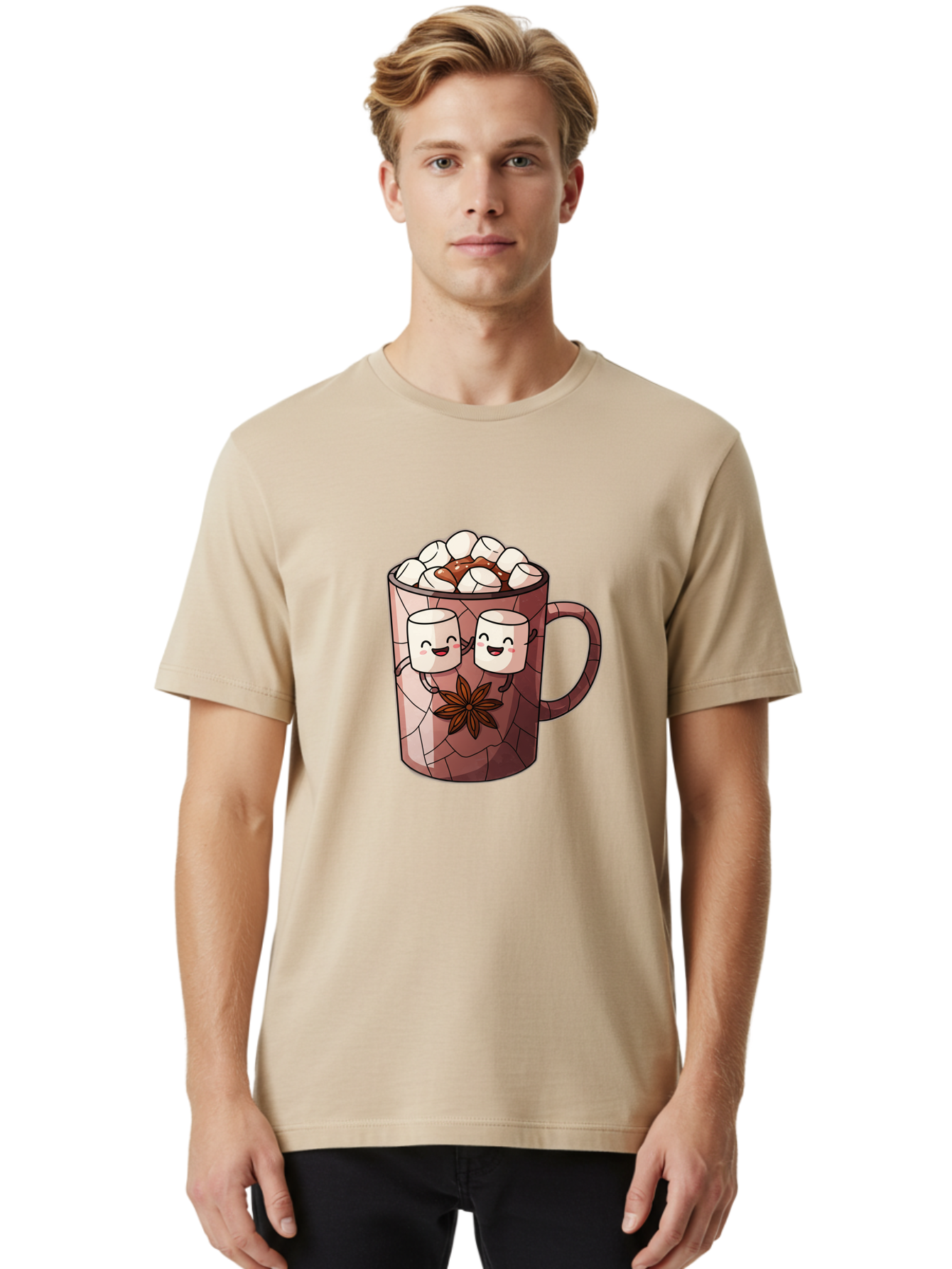 Hot-Chocolate Men'S Graphic Tee, 100% Cotton, Comfortable Casual Summer Wear, Machine Washable, Vintage Camera, Old Camera, Antique Camera, Black Camera, Classic Photography, Photography Equipment, Nostalgic Device, Film Camera, Camera Art Bam666