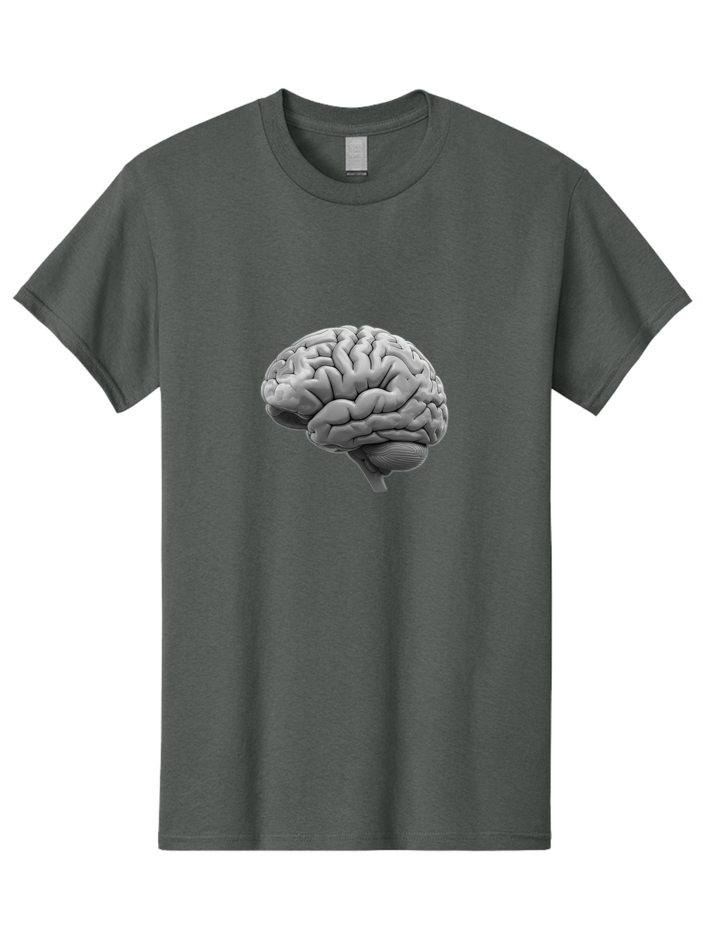 Human-Brain-1 Men'S Graphic Tee, 100% Cotton, Comfortable Casual Summer Wear, Machine Washable, Vintage Camera, Old Camera, Antique Camera, Black Camera, Classic Photography, Photography Equipment, Nostalgic Device, Film Camera, Camera Art Bam667