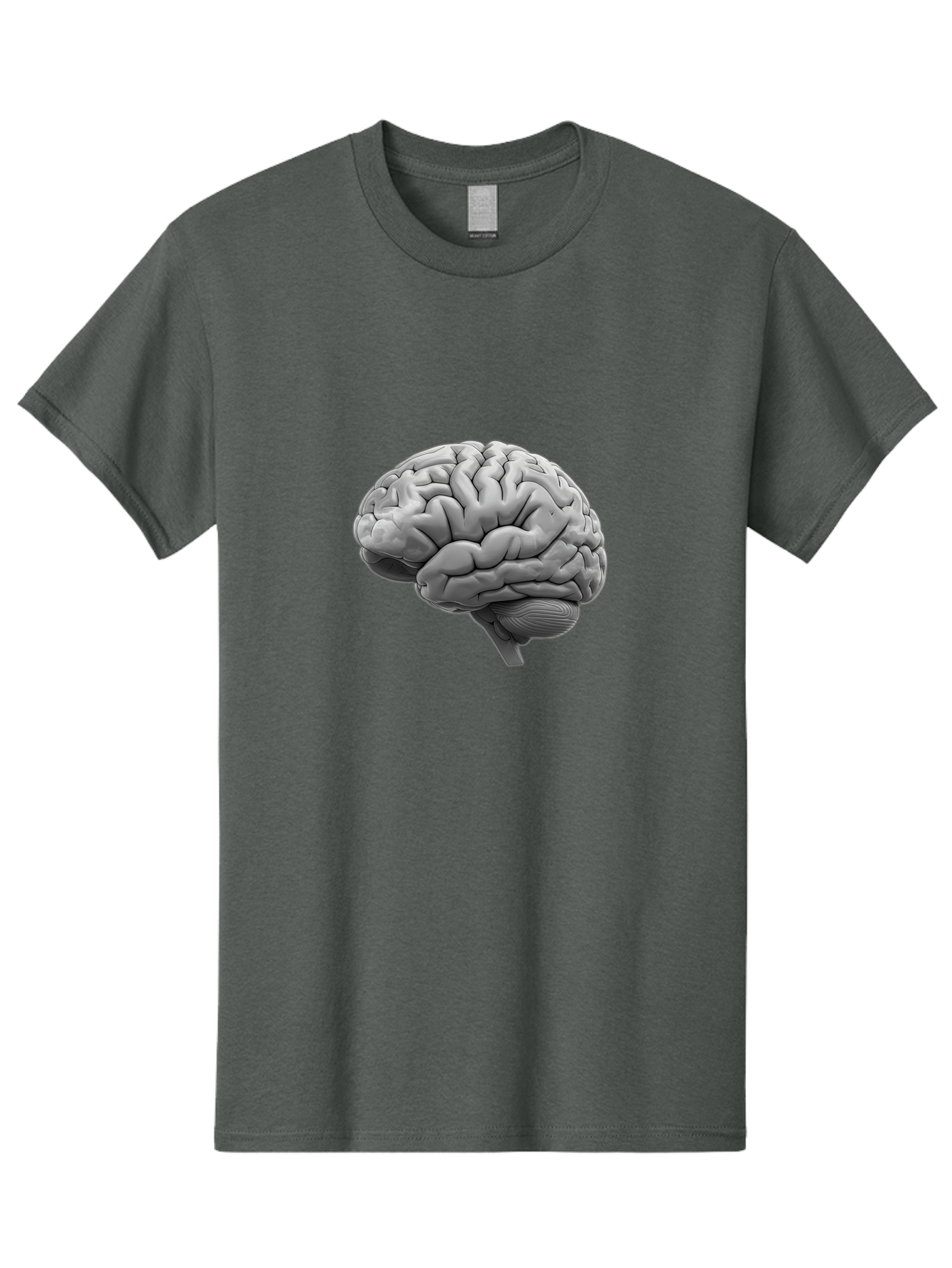 Human-Brain-1 Men'S Graphic Tee, 100% Cotton, Comfortable Casual Summer Wear, Machine Washable, Vintage Camera, Old Camera, Antique Camera, Black Camera, Classic Photography, Photography Equipment, Nostalgic Device, Film Camera, Camera Art Bam667