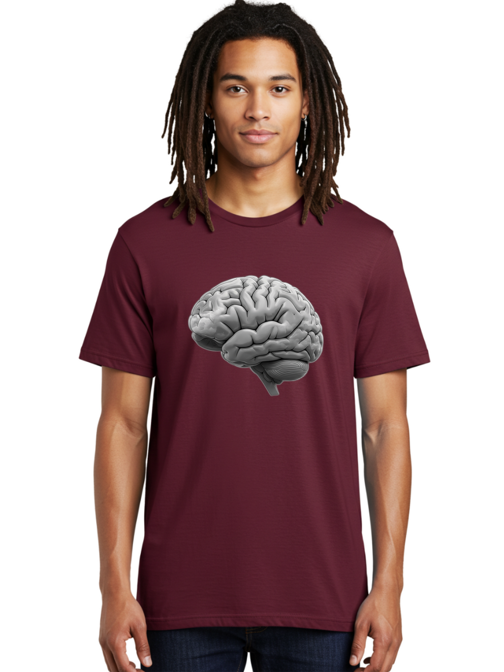 Human-Brain-1 Men'S Graphic Tee, 100% Cotton, Comfortable Casual Summer Wear, Machine Washable, Vintage Camera, Old Camera, Antique Camera, Black Camera, Classic Photography, Photography Equipment, Nostalgic Device, Film Camera, Camera Art Bam667