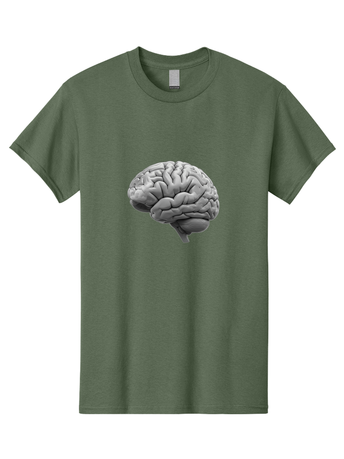 Human-Brain-1 Men'S Graphic Tee, 100% Cotton, Comfortable Casual Summer Wear, Machine Washable, Vintage Camera, Old Camera, Antique Camera, Black Camera, Classic Photography, Photography Equipment, Nostalgic Device, Film Camera, Camera Art Bam667