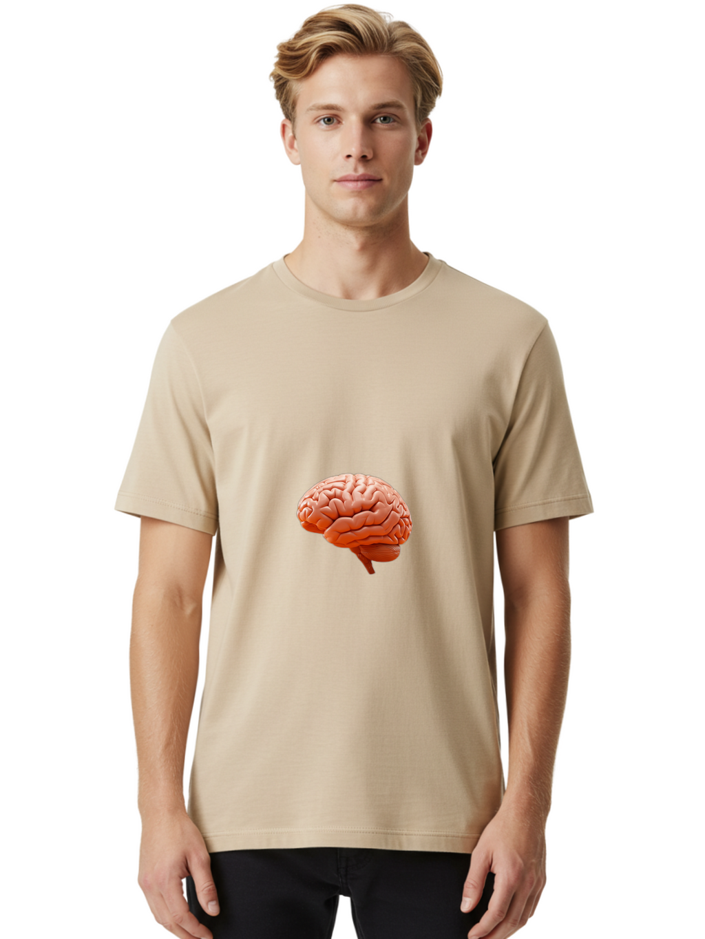 Human-Brain Men'S Graphic Tee, 100% Cotton, Comfortable Casual Summer Wear, Machine Washable, Vintage Camera, Old Camera, Antique Camera, Black Camera, Classic Photography, Photography Equipment, Nostalgic Device, Film Camera, Camera Art Bam668