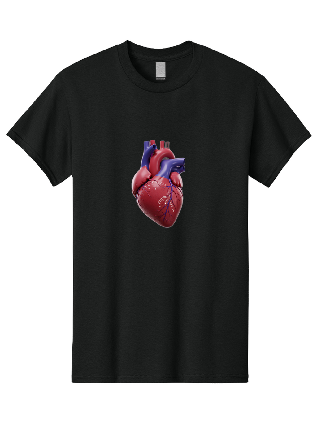 Human-Heart-1 Men'S Graphic Tee, 100% Cotton, Comfortable Casual Summer Wear, Machine Washable, Vintage Camera, Old Camera, Antique Camera, Black Camera, Classic Photography, Photography Equipment, Nostalgic Device, Film Camera, Camera Art Bam669