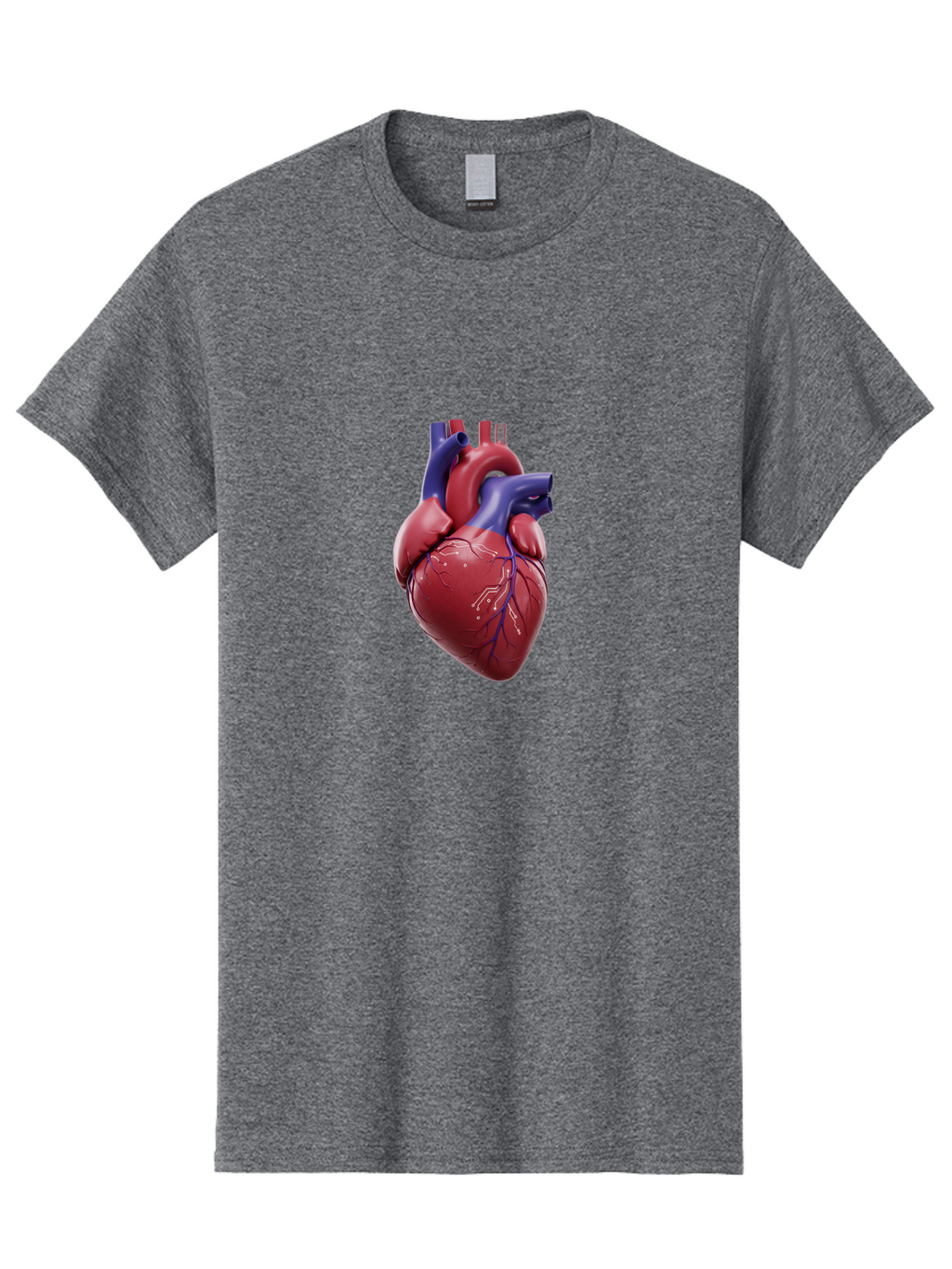Human-Heart-1 Men'S Graphic Tee, 100% Cotton, Comfortable Casual Summer Wear, Machine Washable, Vintage Camera, Old Camera, Antique Camera, Black Camera, Classic Photography, Photography Equipment, Nostalgic Device, Film Camera, Camera Art Bam669