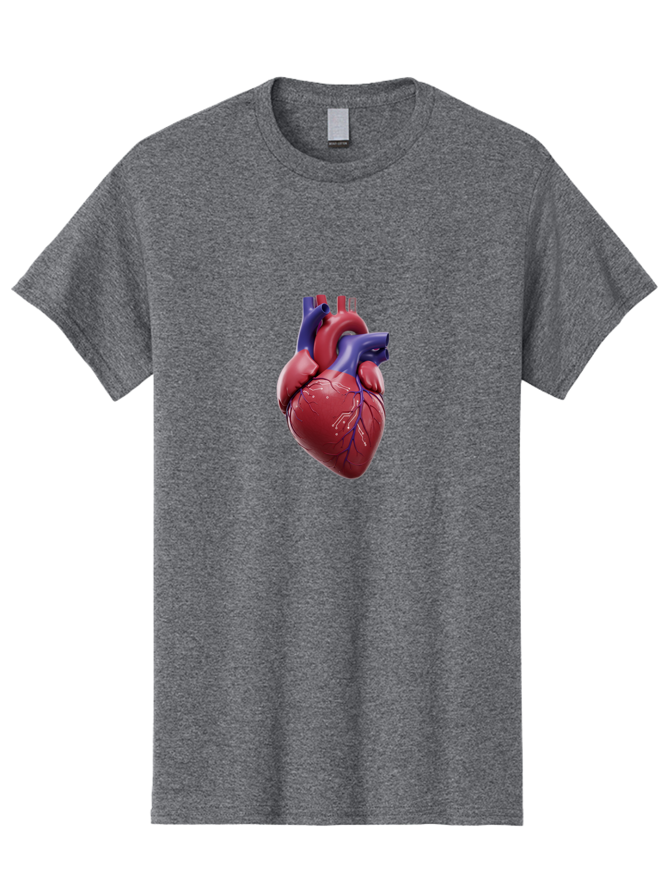 Human-Heart-1 Men'S Graphic Tee, 100% Cotton, Comfortable Casual Summer Wear, Machine Washable, Vintage Camera, Old Camera, Antique Camera, Black Camera, Classic Photography, Photography Equipment, Nostalgic Device, Film Camera, Camera Art Bam669