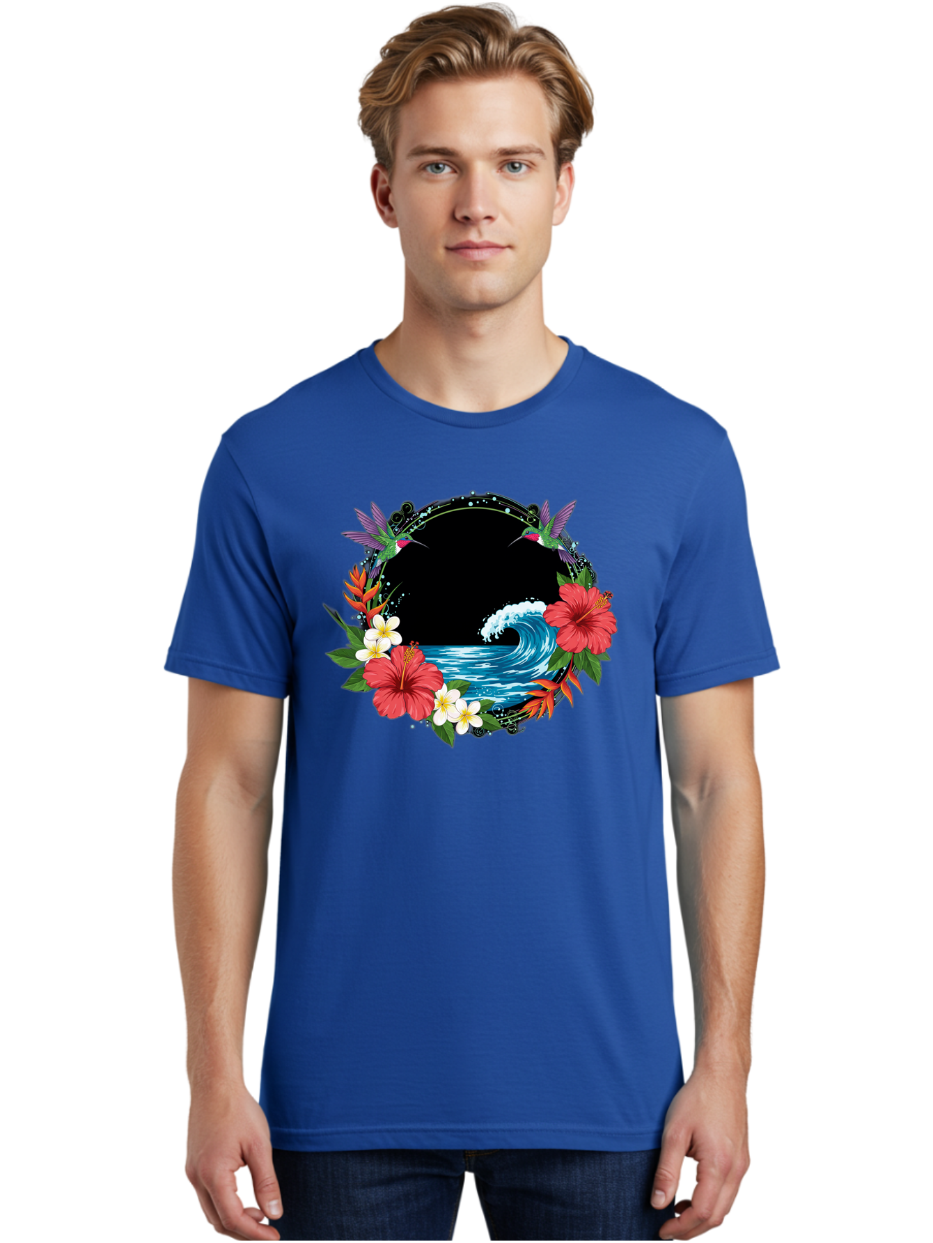Hummingbird-Ocean-Wave Men'S Graphic Tee, 100% Cotton, Comfortable Casual Summer Wear, Machine Washable, Vintage Camera, Old Camera, Antique Camera, Black Camera, Classic Photography, Photography Equipment, Nostalgic Device, Film Camera, Bam671