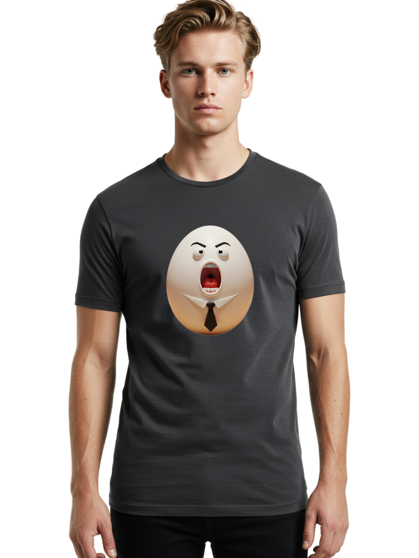 Humpty-Dumpty-Screaming Men'S Graphic Tee, 100% Cotton, Comfortable Casual Summer Wear, Machine Washable, Vintage Camera, Old Camera, Antique Camera, Black Camera, Classic Photography, Photography Equipment, Nostalgic Device, Film Camera, Bam672