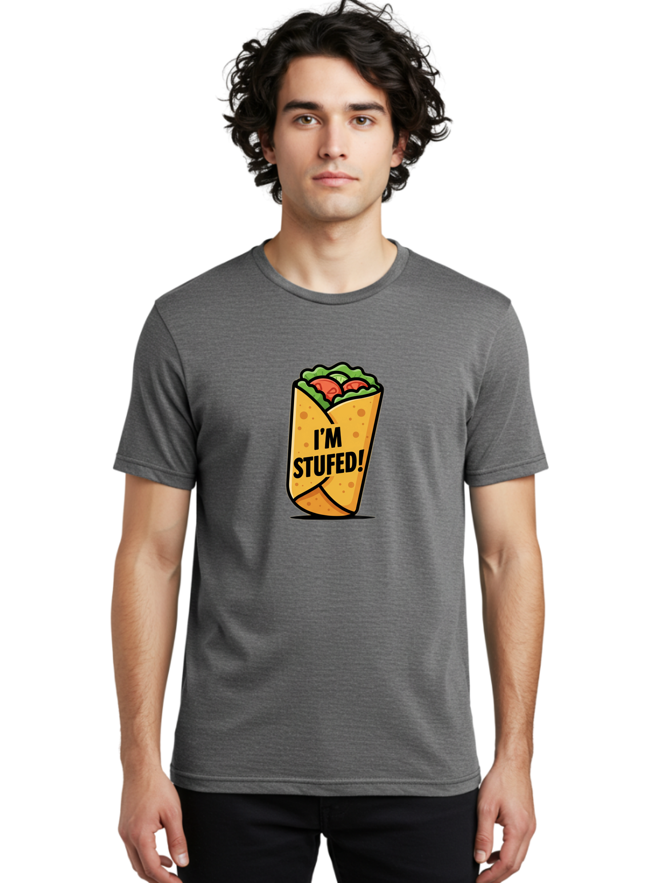 I-M-Stufed-Burrito Men'S Graphic Tee, 100% Cotton, Comfortable Casual Summer Wear, Machine Washable, Vintage Camera, Old Camera, Antique Camera, Black Camera, Classic Photography, Photography Equipment, Nostalgic Device, Film Camera, Bam675