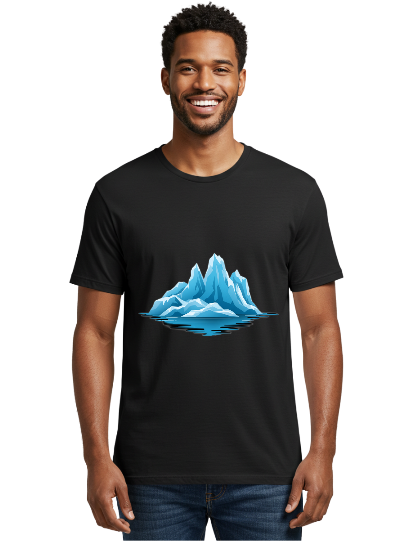 Iceberg Men'S Graphic Tee, 100% Cotton, Comfortable Casual Summer Wear, Machine Washable, Vintage Camera, Old Camera, Antique Camera, Black Camera, Classic Photography, Photography Equipment, Nostalgic Device, Film Camera, Camera Art Bam680