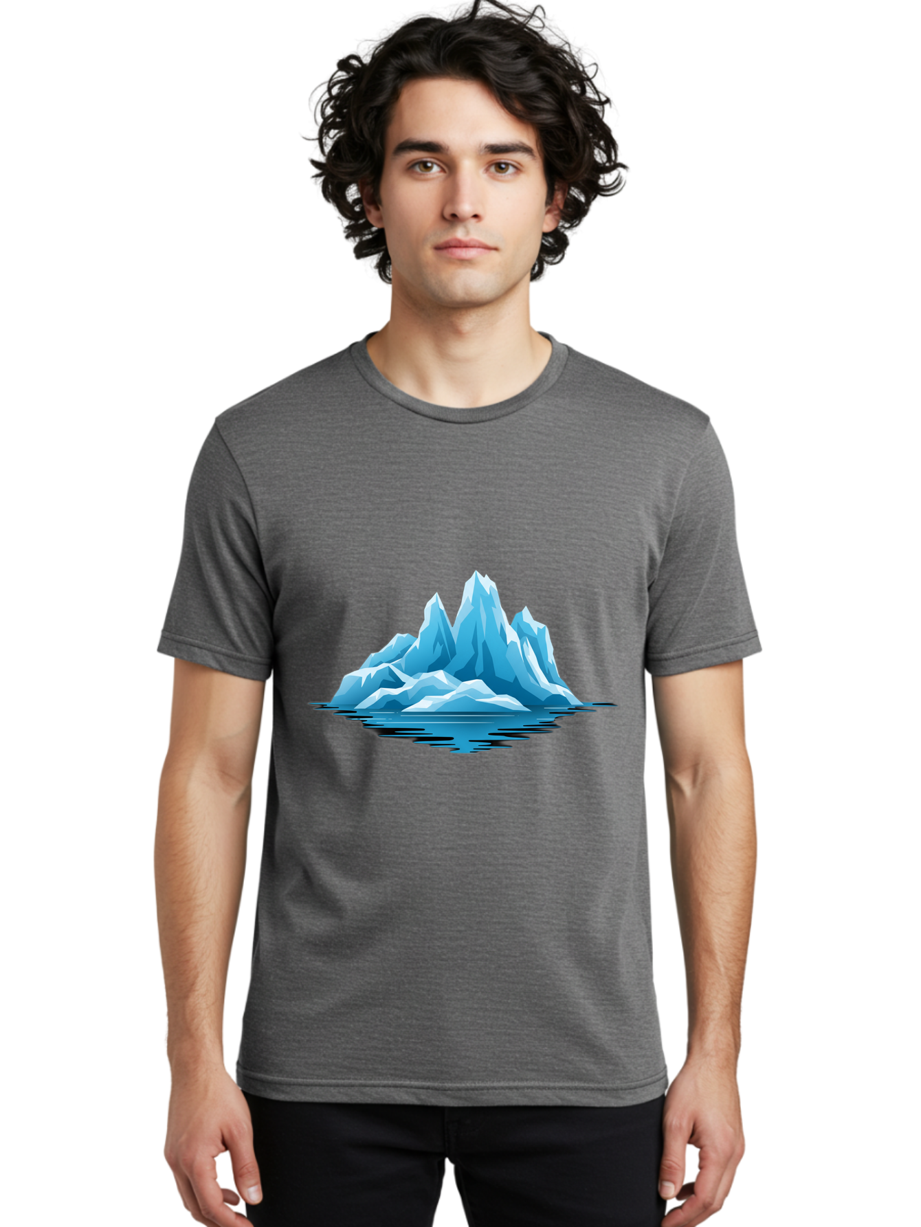 Iceberg Men'S Graphic Tee, 100% Cotton, Comfortable Casual Summer Wear, Machine Washable, Vintage Camera, Old Camera, Antique Camera, Black Camera, Classic Photography, Photography Equipment, Nostalgic Device, Film Camera, Camera Art Bam680
