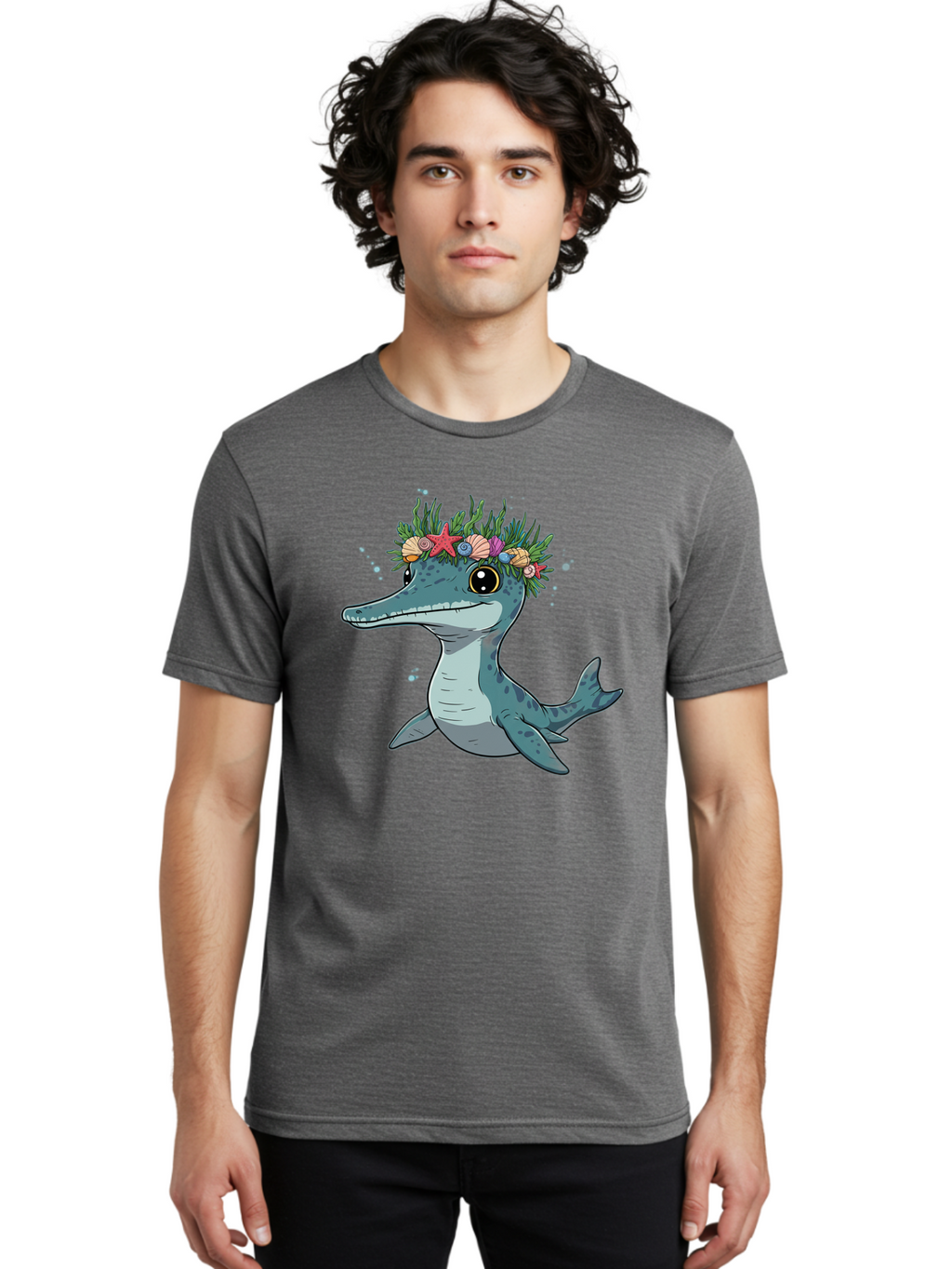 Ichthyosaurus-With-Crown Men'S Graphic Tee, 100% Cotton, Comfortable Casual Summer Wear, Machine Washable, Vintage Camera, Old Camera, Antique Camera, Black Camera, Classic Photography, Photography Equipment, Nostalgic Device, Film Camera, Bam681