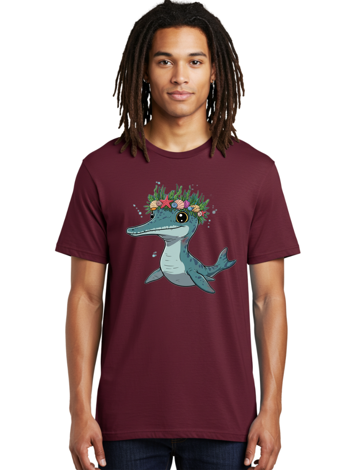 Ichthyosaurus-With-Crown Men'S Graphic Tee, 100% Cotton, Comfortable Casual Summer Wear, Machine Washable, Vintage Camera, Old Camera, Antique Camera, Black Camera, Classic Photography, Photography Equipment, Nostalgic Device, Film Camera, Bam681
