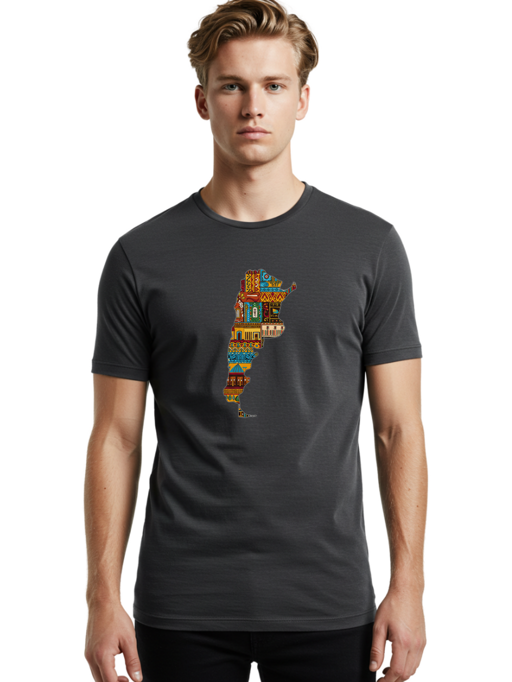 India-Map Men'S Graphic Tee, 100% Cotton, Comfortable Casual Summer Wear, Machine Washable, Vintage Camera, Old Camera, Antique Camera, Black Camera, Classic Photography, Photography Equipment, Nostalgic Device, Film Camera, Camera Art Bam684