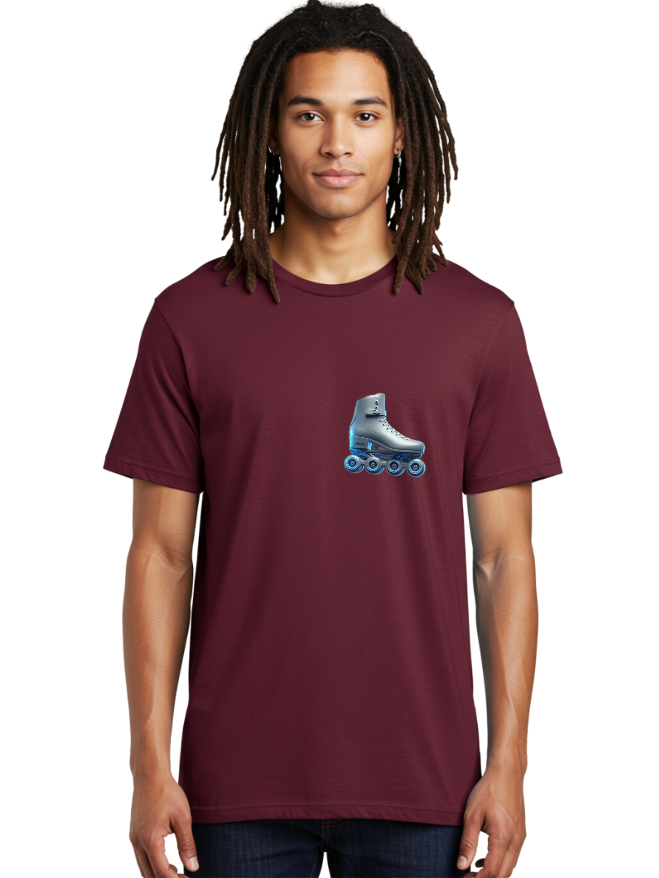 Inline-Skate Men'S Graphic Tee, 100% Cotton, Comfortable Casual Summer Wear, Machine Washable, Vintage Camera, Old Camera, Antique Camera, Black Camera, Classic Photography, Photography Equipment, Nostalgic Device, Film Camera, Camera Art Bam686