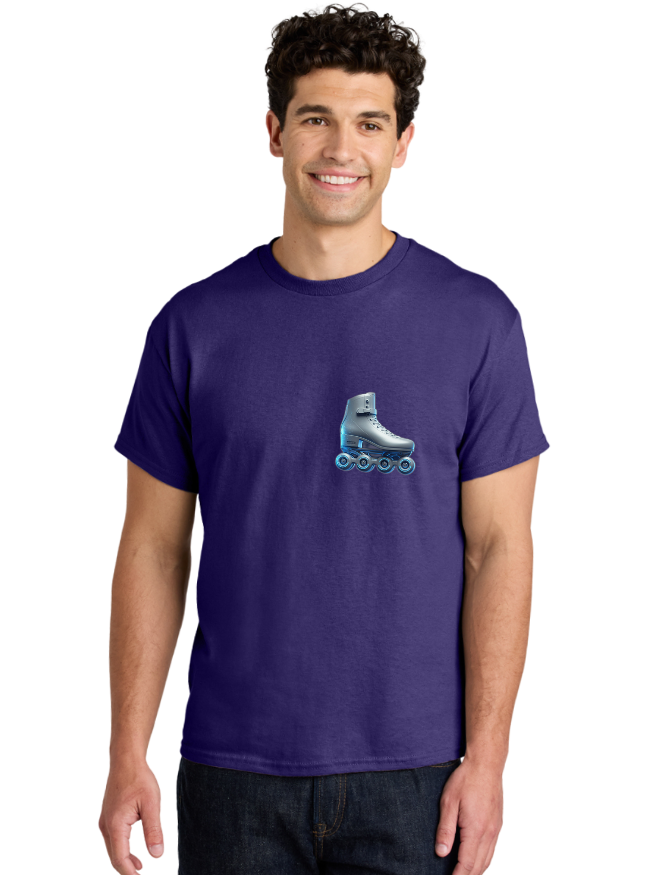 Inline-Skate Men'S Graphic Tee, 100% Cotton, Comfortable Casual Summer Wear, Machine Washable, Vintage Camera, Old Camera, Antique Camera, Black Camera, Classic Photography, Photography Equipment, Nostalgic Device, Film Camera, Camera Art Bam686
