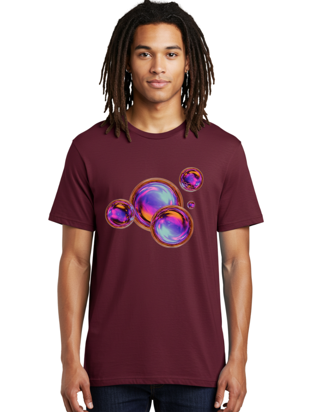 Iridescent-Orbs Men'S Graphic Tee, 100% Cotton, Comfortable Casual Summer Wear, Machine Washable, Vintage Camera, Old Camera, Antique Camera, Black Camera, Classic Photography, Photography Equipment, Nostalgic Device, Film Camera, Camera Art Bam687