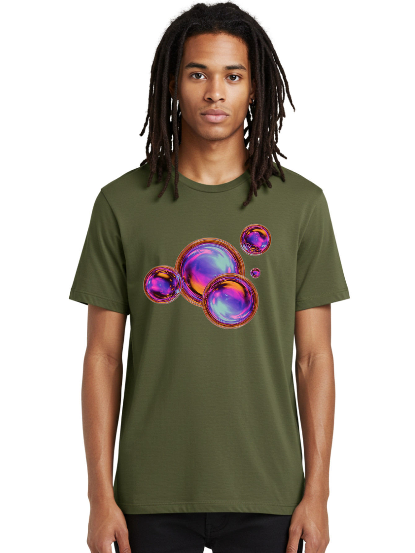 Iridescent-Orbs Men'S Graphic Tee, 100% Cotton, Comfortable Casual Summer Wear, Machine Washable, Vintage Camera, Old Camera, Antique Camera, Black Camera, Classic Photography, Photography Equipment, Nostalgic Device, Film Camera, Camera Art Bam687