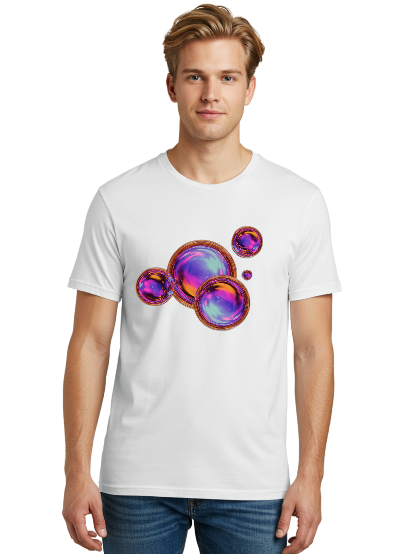 Iridescent-Orbs Men'S Graphic Tee, 100% Cotton, Comfortable Casual Summer Wear, Machine Washable, Vintage Camera, Old Camera, Antique Camera, Black Camera, Classic Photography, Photography Equipment, Nostalgic Device, Film Camera, Camera Art Bam687