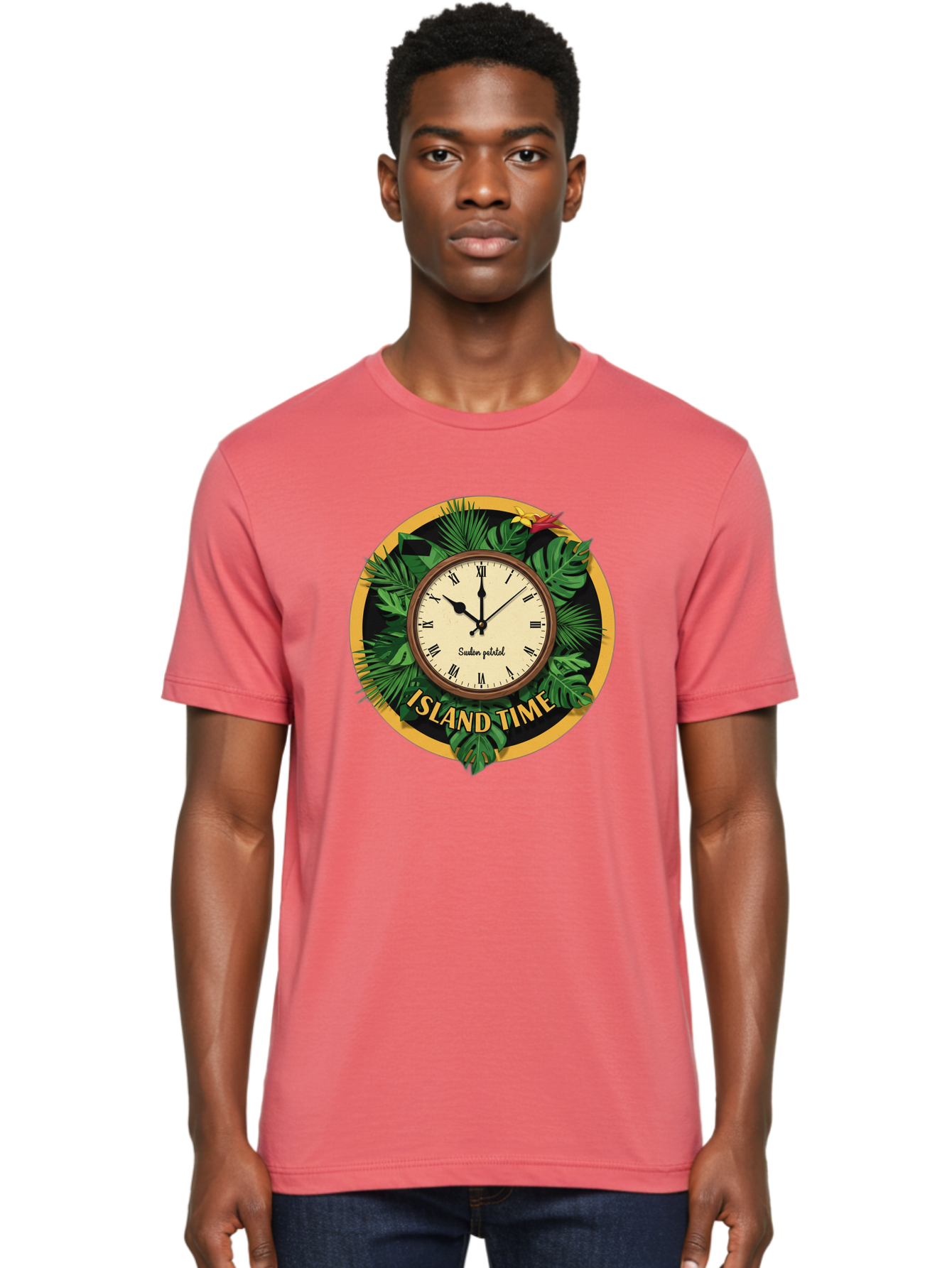 Island-Time Men'S Graphic Tee, 100% Cotton, Comfortable Casual Summer Wear, Machine Washable, Vintage Camera, Old Camera, Antique Camera, Black Camera, Classic Photography, Photography Equipment, Nostalgic Device, Film Camera, Camera Art Bam690