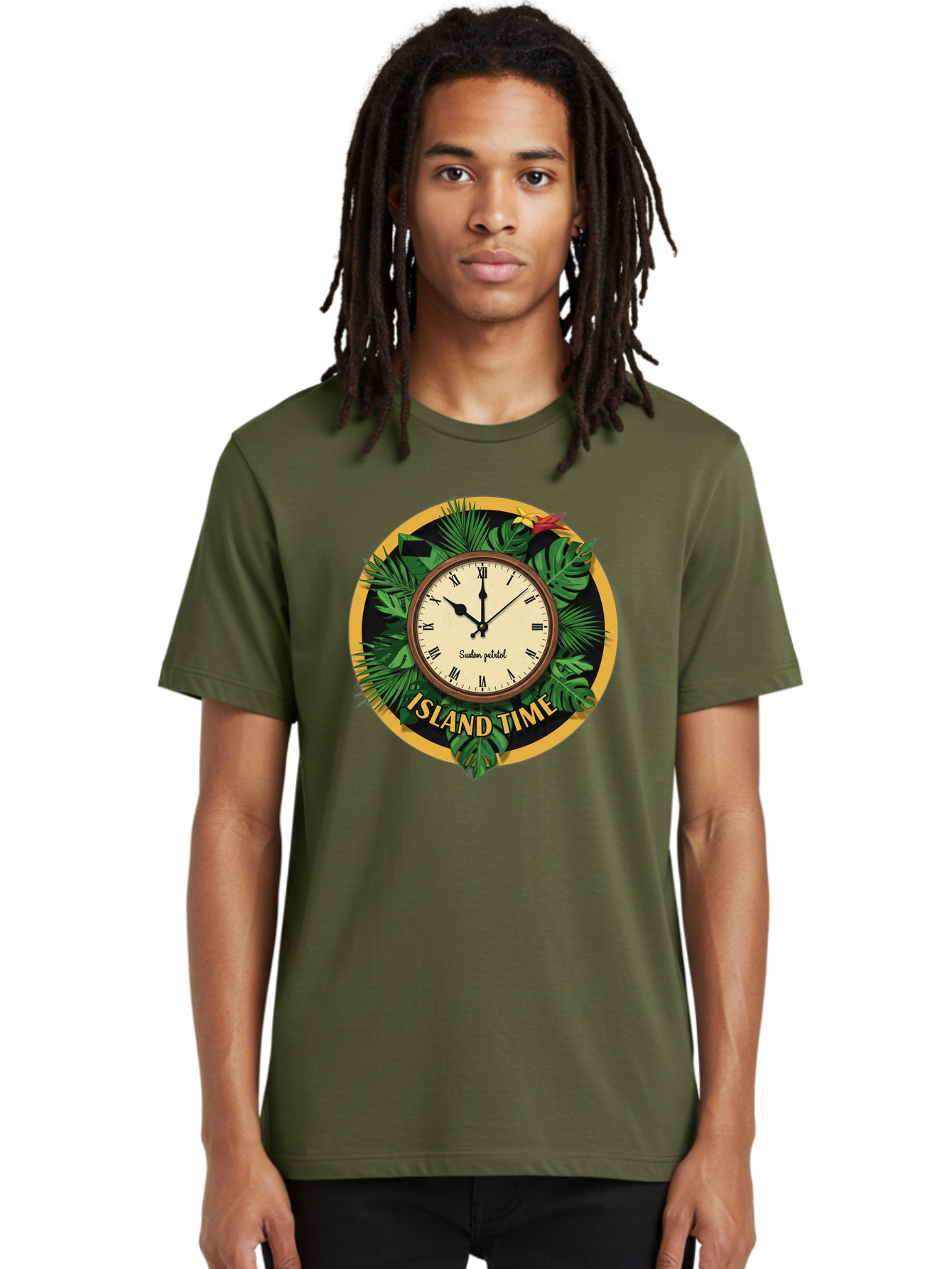 Island-Time Men'S Graphic Tee, 100% Cotton, Comfortable Casual Summer Wear, Machine Washable, Vintage Camera, Old Camera, Antique Camera, Black Camera, Classic Photography, Photography Equipment, Nostalgic Device, Film Camera, Camera Art Bam690