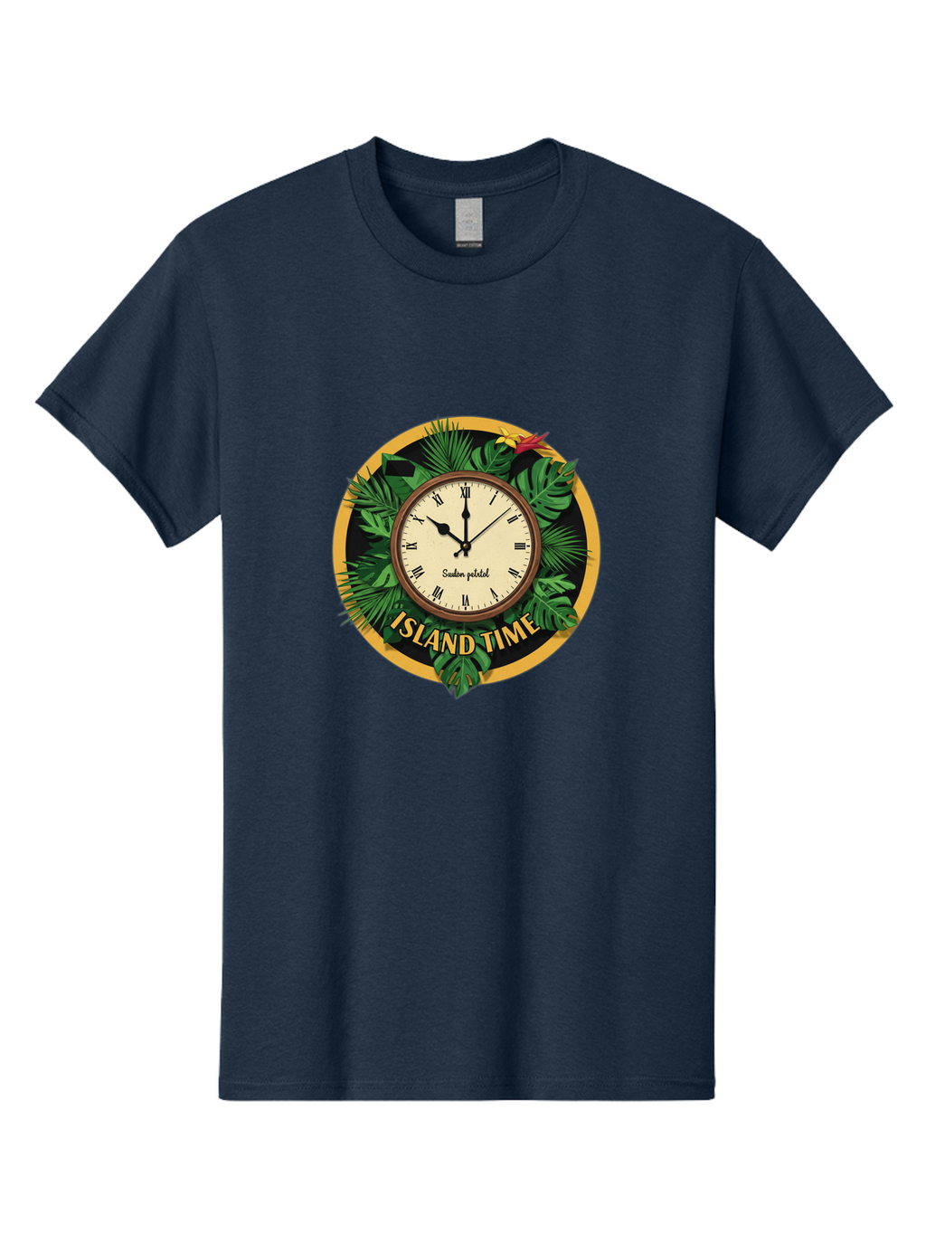 Island-Time Men'S Graphic Tee, 100% Cotton, Comfortable Casual Summer Wear, Machine Washable, Vintage Camera, Old Camera, Antique Camera, Black Camera, Classic Photography, Photography Equipment, Nostalgic Device, Film Camera, Camera Art Bam690