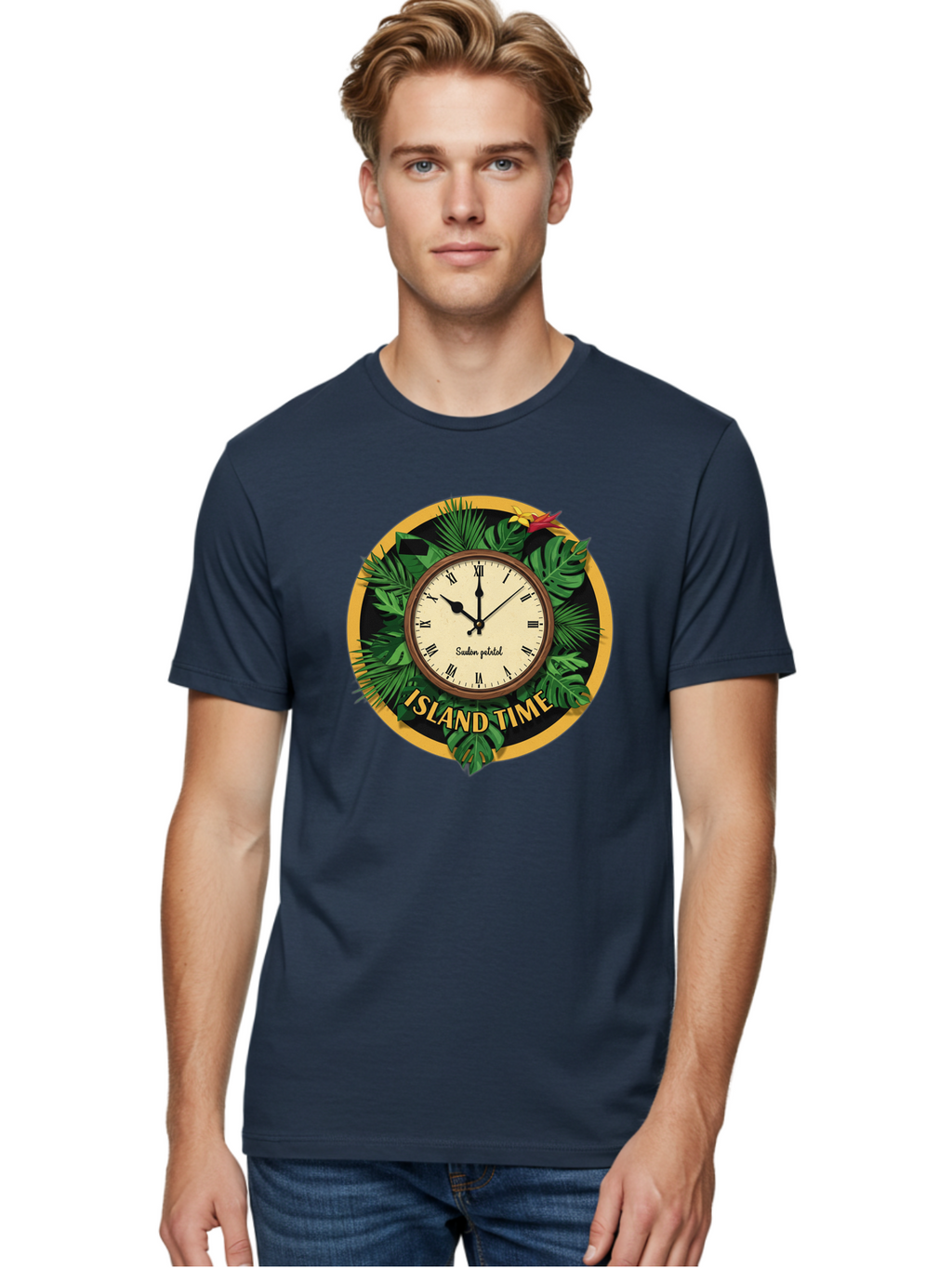 Island-Time Men'S Graphic Tee, 100% Cotton, Comfortable Casual Summer Wear, Machine Washable, Vintage Camera, Old Camera, Antique Camera, Black Camera, Classic Photography, Photography Equipment, Nostalgic Device, Film Camera, Camera Art Bam690