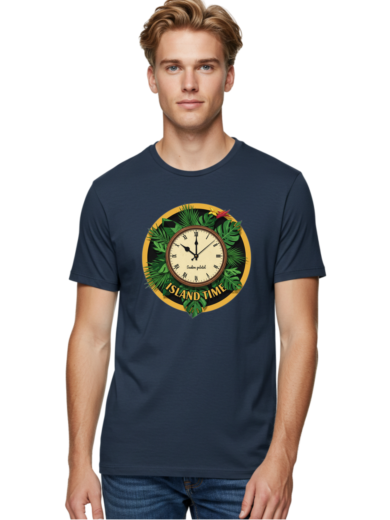 Island-Time Men'S Graphic Tee, 100% Cotton, Comfortable Casual Summer Wear, Machine Washable, Vintage Camera, Old Camera, Antique Camera, Black Camera, Classic Photography, Photography Equipment, Nostalgic Device, Film Camera, Camera Art Bam690