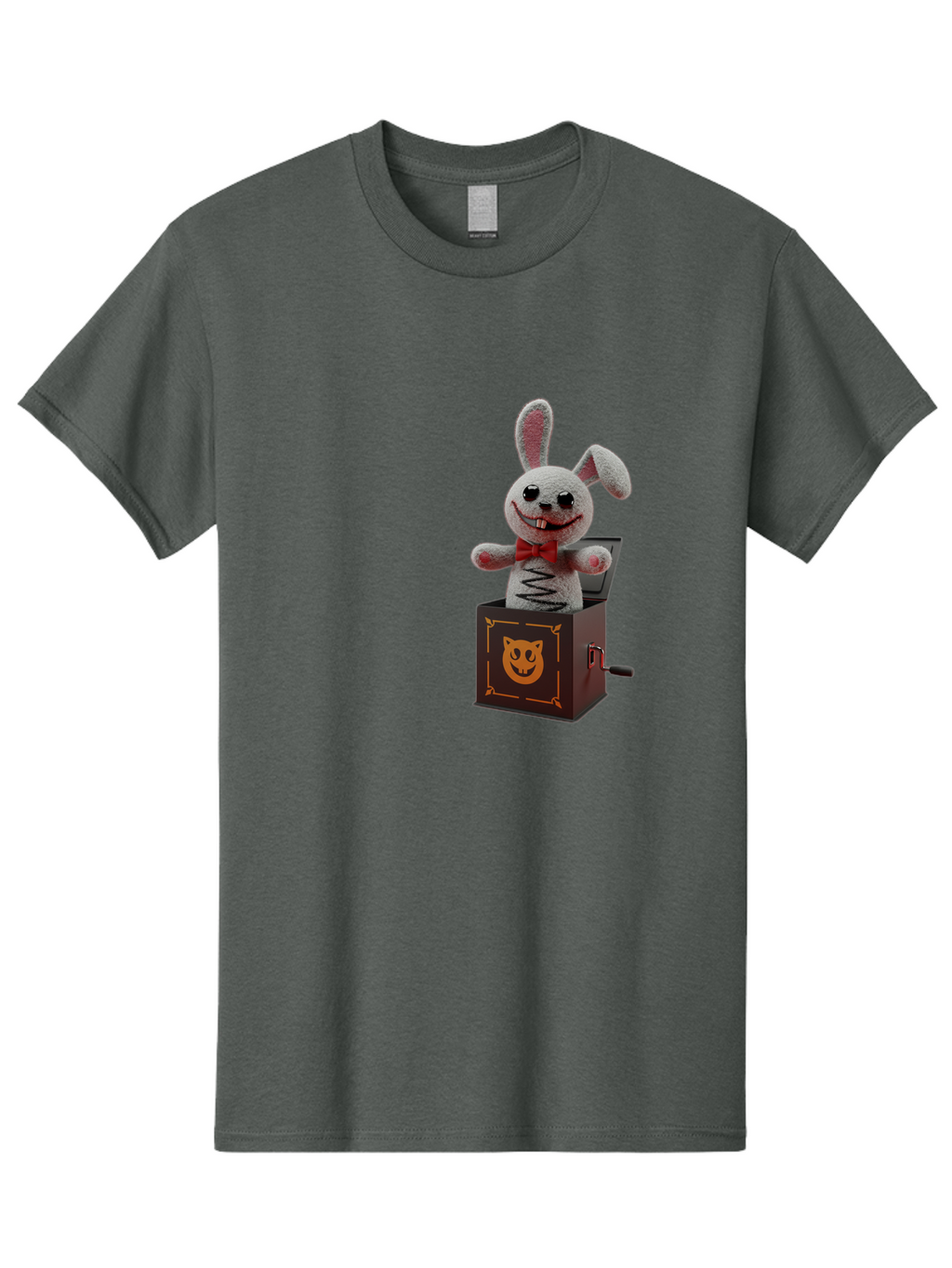 Jack-In-The-Box-Bunny Men'S Graphic Tee, 100% Cotton, Comfortable Casual Summer Wear, Machine Washable, Vintage Camera, Old Camera, Antique Camera, Black Camera, Classic Photography, Photography Equipment, Nostalgic Device, Film Camera, Bam693