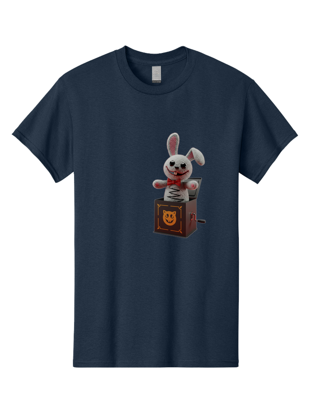 Jack-In-The-Box-Bunny Men'S Graphic Tee, 100% Cotton, Comfortable Casual Summer Wear, Machine Washable, Vintage Camera, Old Camera, Antique Camera, Black Camera, Classic Photography, Photography Equipment, Nostalgic Device, Film Camera, Bam693