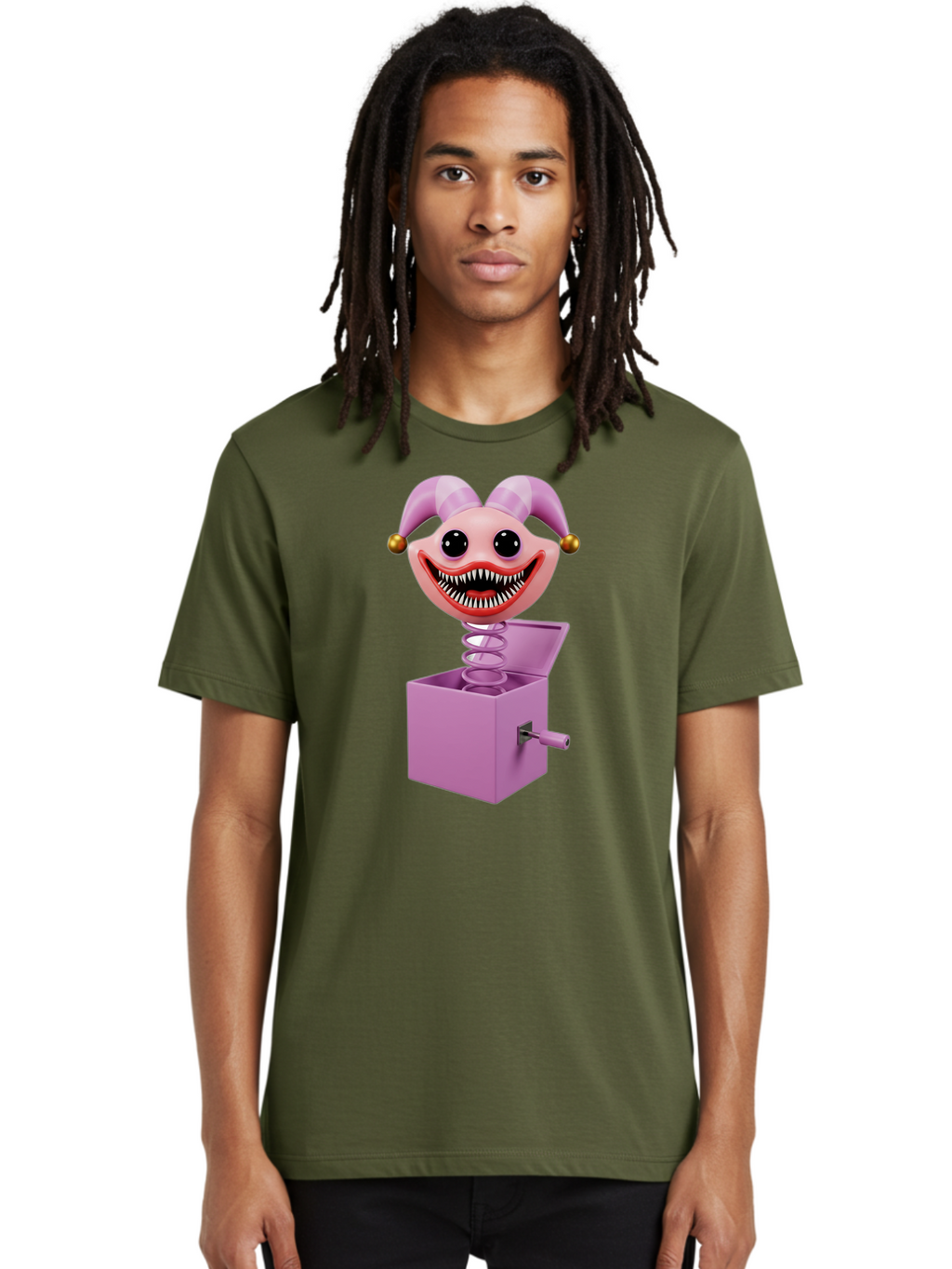Jack-In-The-Box-Clown Men'S Graphic Tee, 100% Cotton, Comfortable Casual Summer Wear, Machine Washable, Vintage Camera, Old Camera, Antique Camera, Black Camera, Classic Photography, Photography Equipment, Nostalgic Device, Film Camera, Bam694