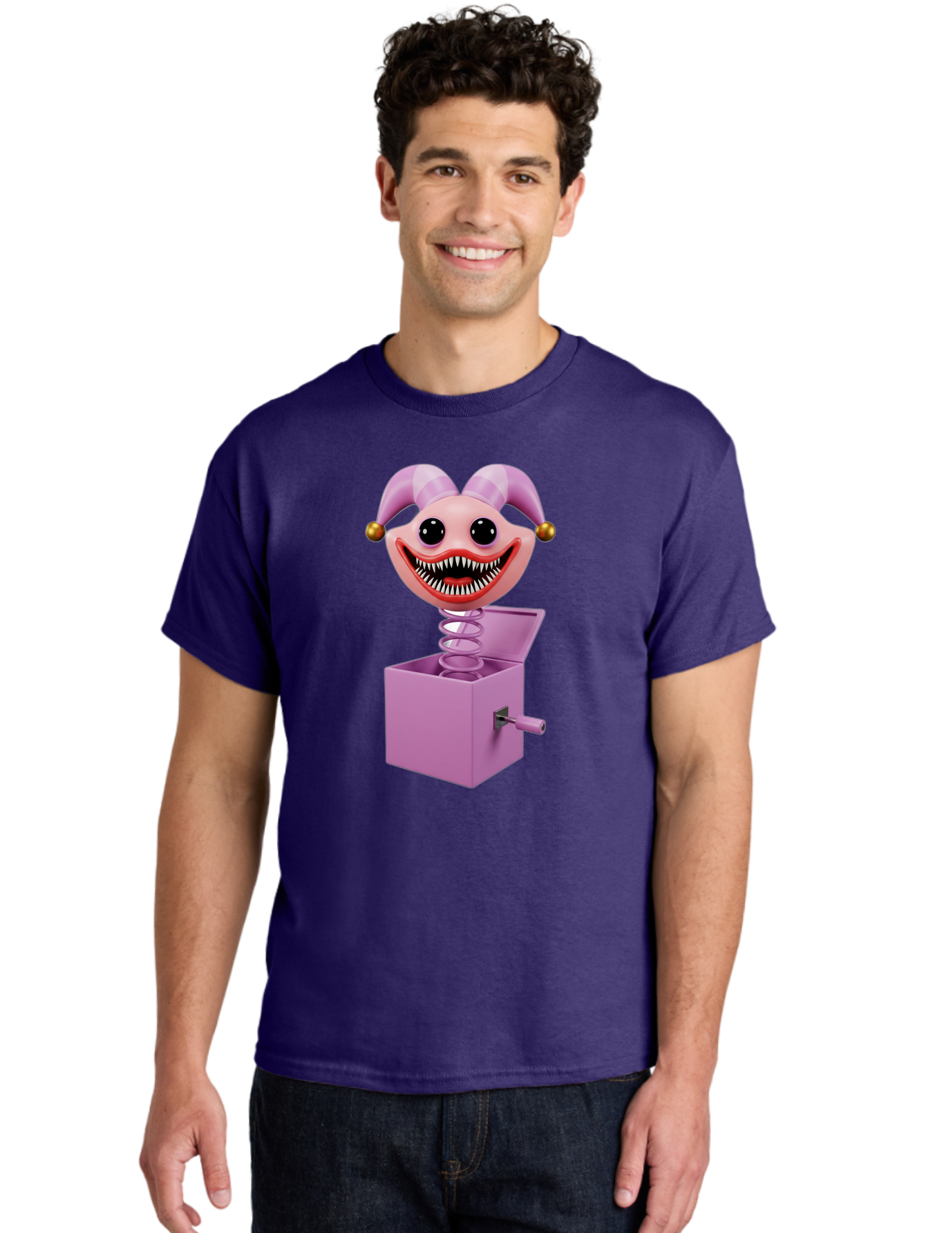 Jack-In-The-Box-Clown Men'S Graphic Tee, 100% Cotton, Comfortable Casual Summer Wear, Machine Washable, Vintage Camera, Old Camera, Antique Camera, Black Camera, Classic Photography, Photography Equipment, Nostalgic Device, Film Camera, Bam694