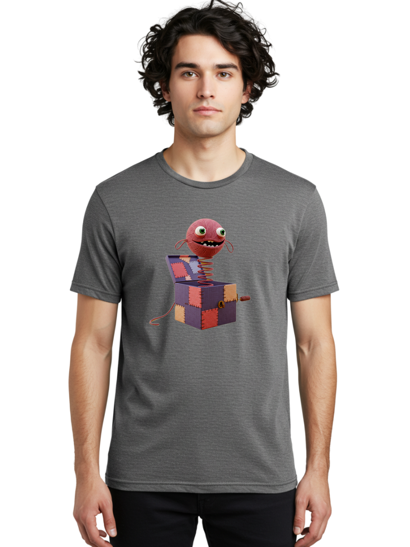 Jack-In-The-Box-Monster Men'S Graphic Tee, 100% Cotton, Comfortable Casual Summer Wear, Machine Washable, Vintage Camera, Old Camera, Antique Camera, Black Camera, Classic Photography, Photography Equipment, Nostalgic Device, Film Camera, Bam695
