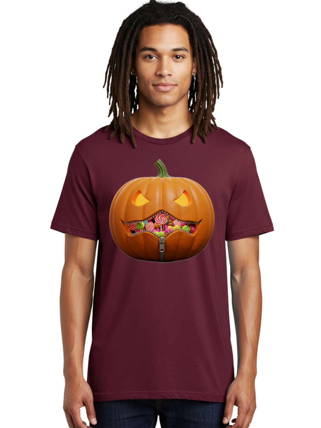 Jack-O-Lantern-Candy Men'S Graphic Tee, 100% Cotton, Comfortable Casual Summer Wear, Machine Washable, Vintage Camera, Old Camera, Antique Camera, Black Camera, Classic Photography, Photography Equipment, Nostalgic Device, Film Camera, Bam700