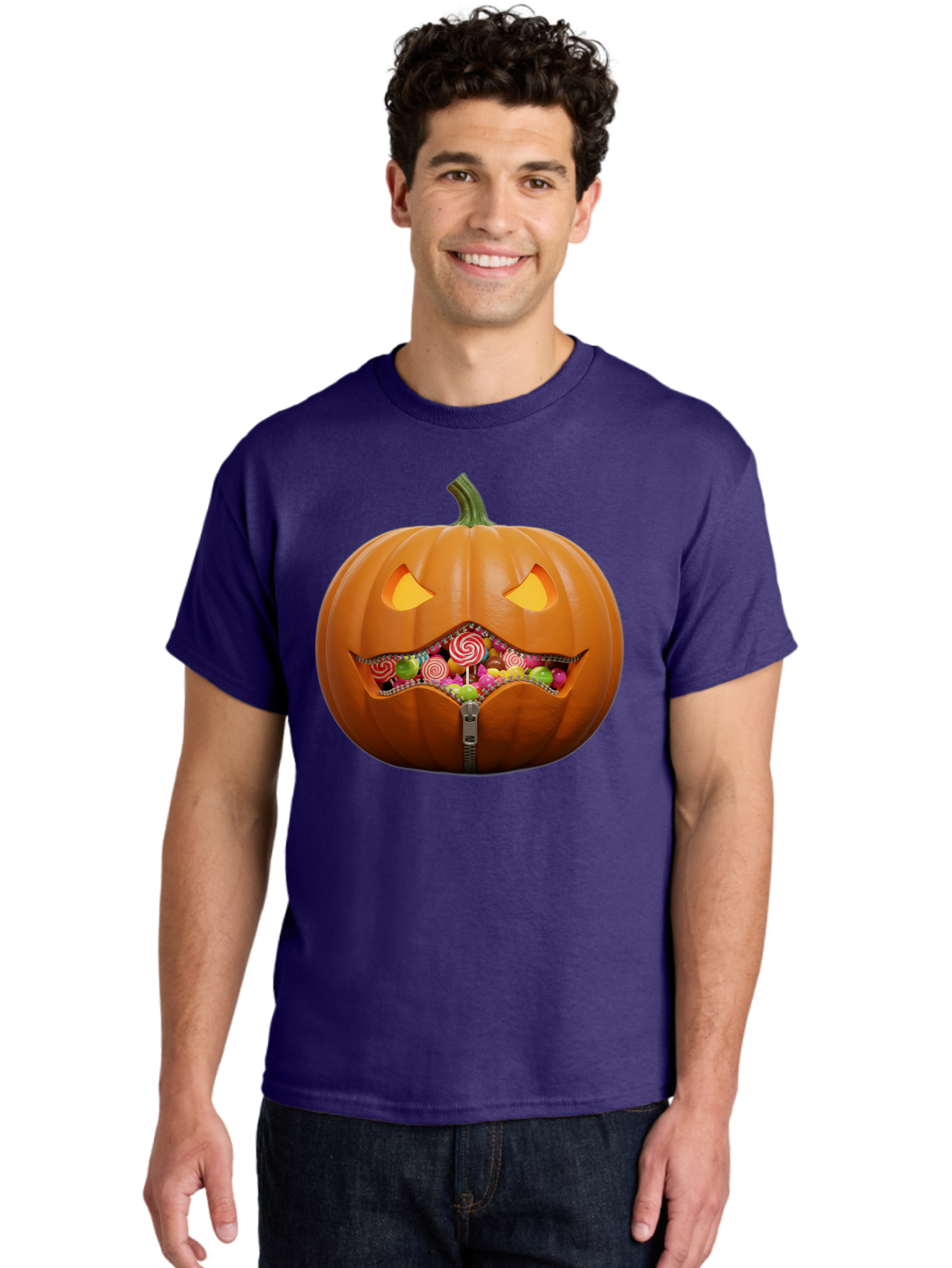 Jack-O-Lantern-Candy Men'S Graphic Tee, 100% Cotton, Comfortable Casual Summer Wear, Machine Washable, Vintage Camera, Old Camera, Antique Camera, Black Camera, Classic Photography, Photography Equipment, Nostalgic Device, Film Camera, Bam700